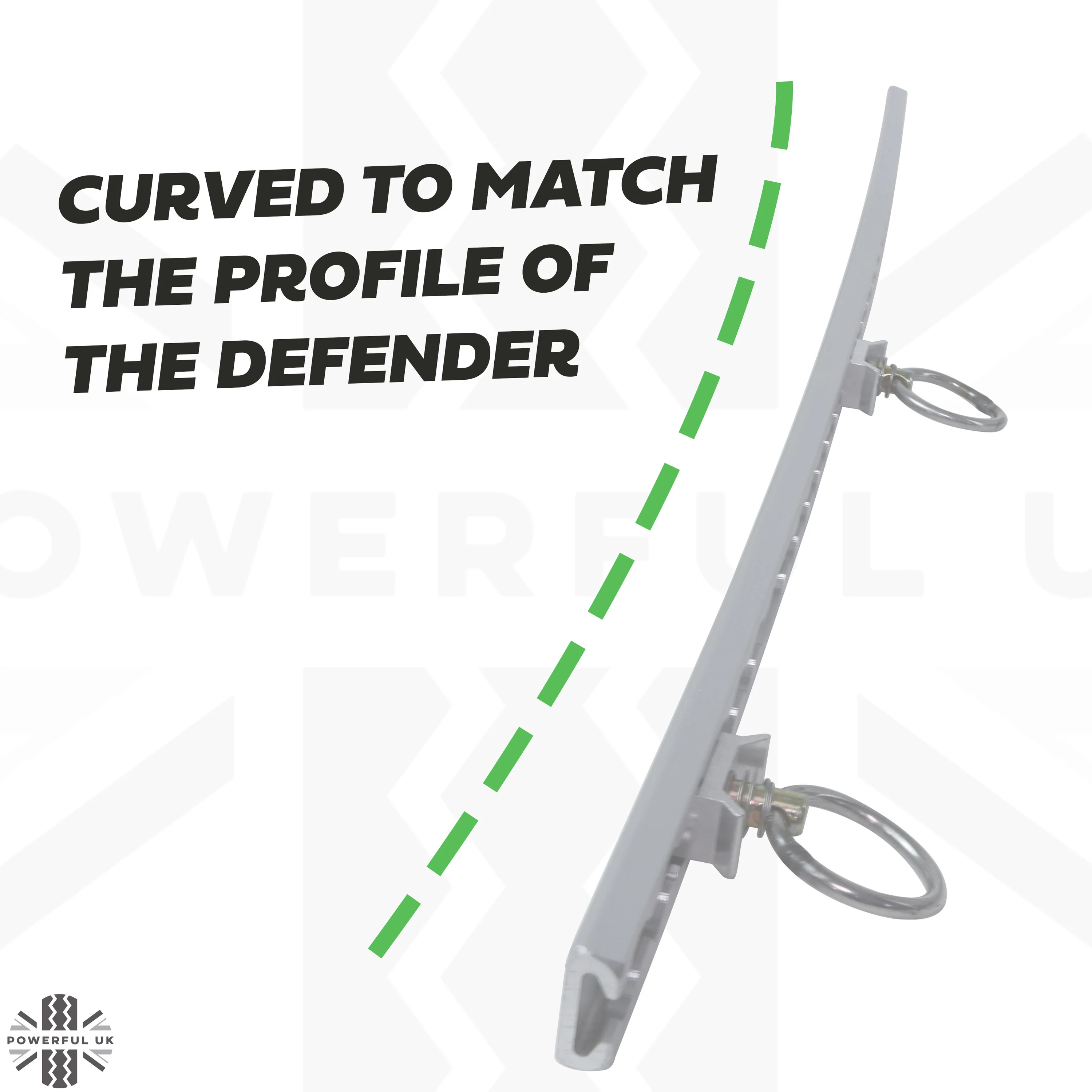 Black Anodised Utility Side Rail for Land Rover Defender L663 110 - Right Kit - Image 6