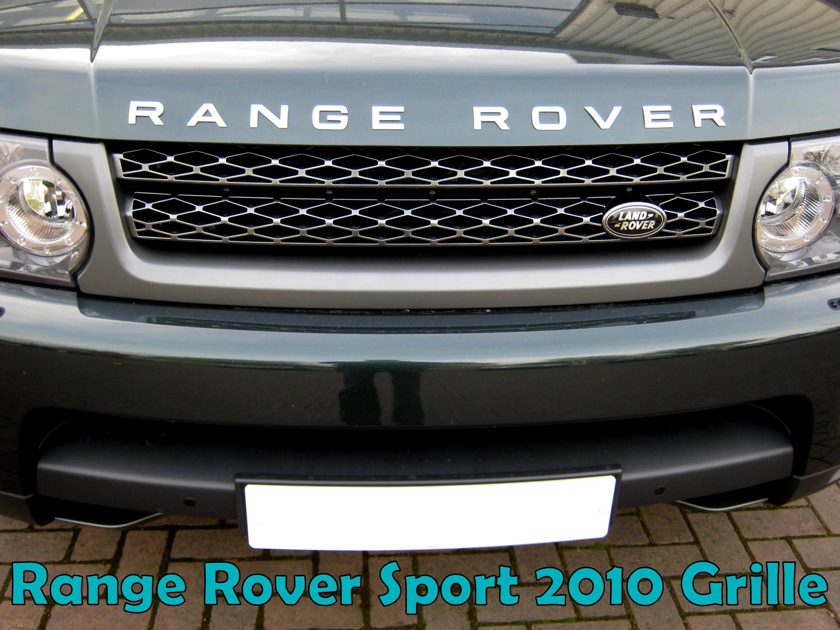 Black Front Grille 2010 style for Range Rover Sport 05-09 - Image 4