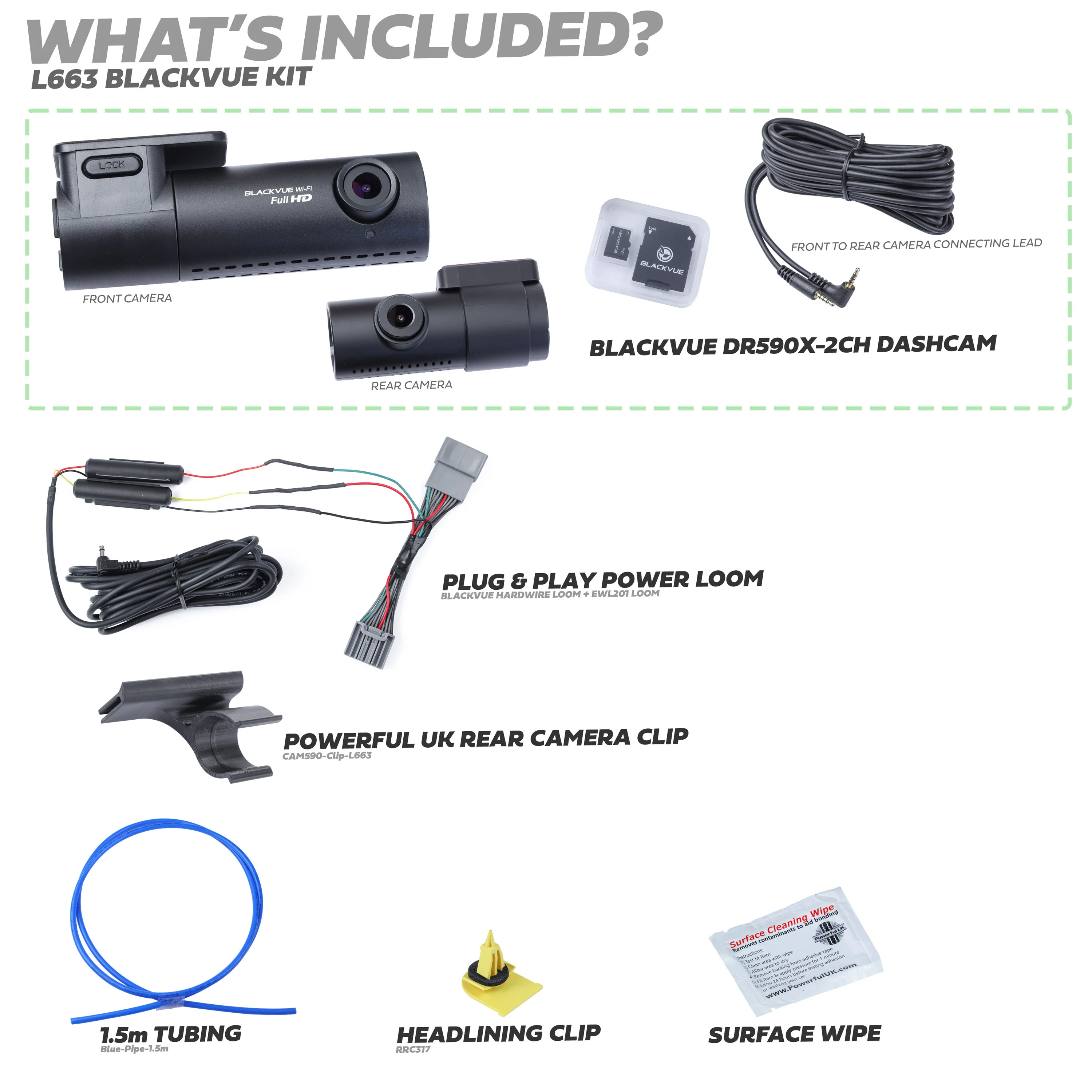 BlackVue Dash Cam Kit & Plug+Play Loom for Land Rover Defender L663 - Image 4