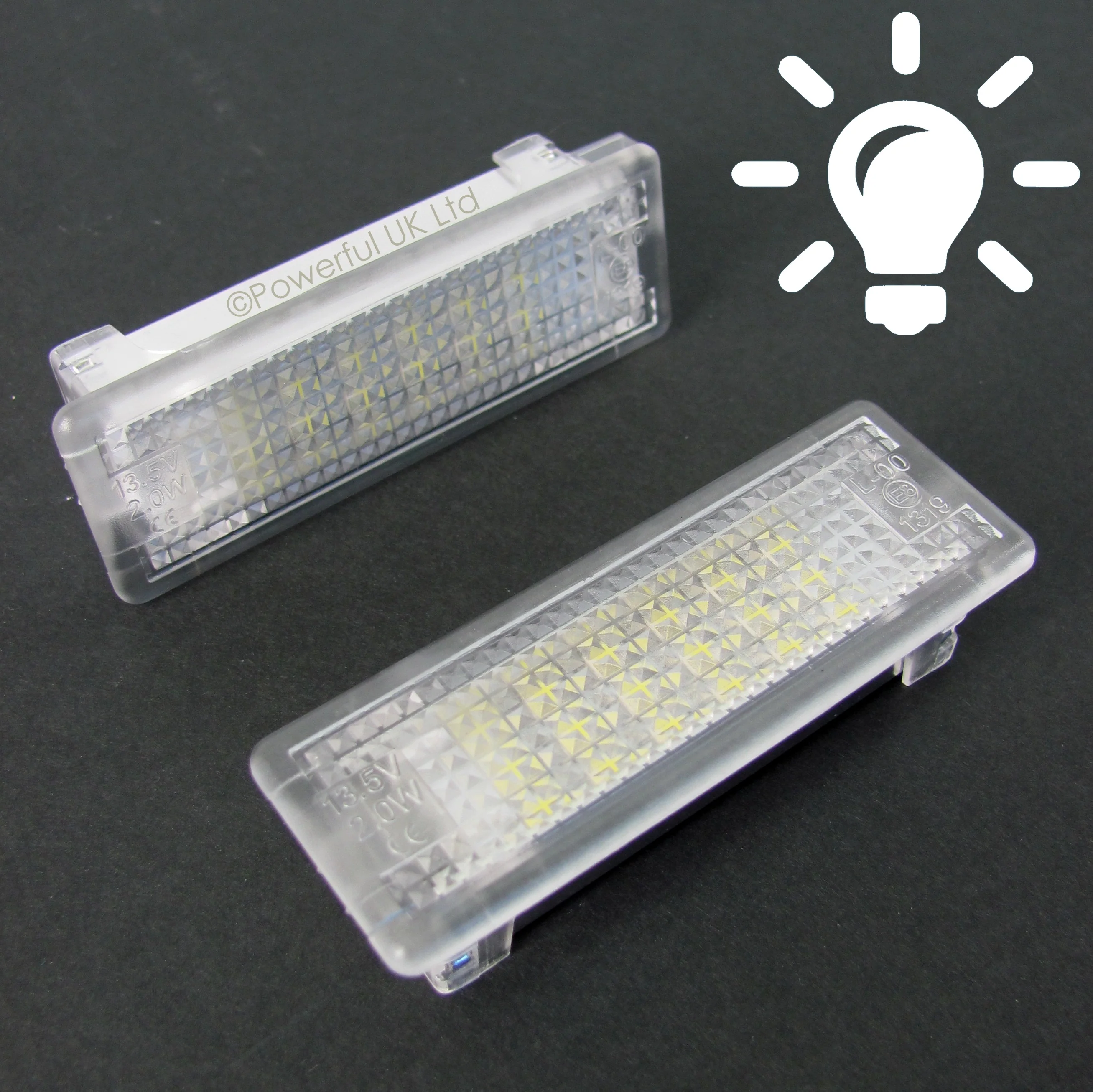 BLUE LED Door Courtesy Lights for Range Rover L322 (4pc) - Image 4