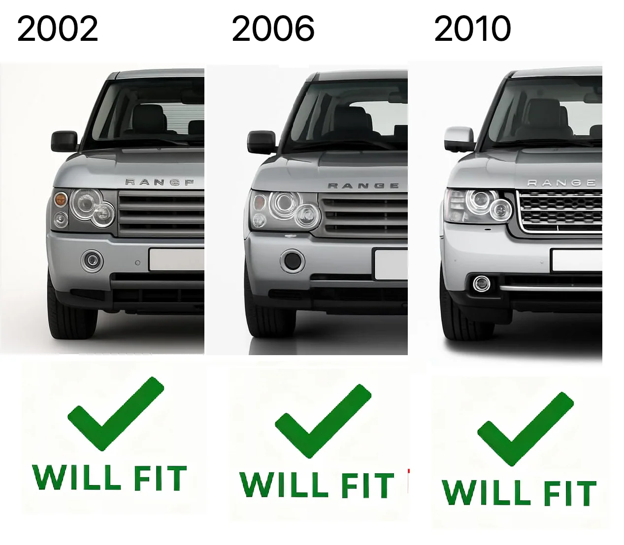 BLUE LED Door Courtesy Lights for Range Rover L322 (4pc) - Image 7