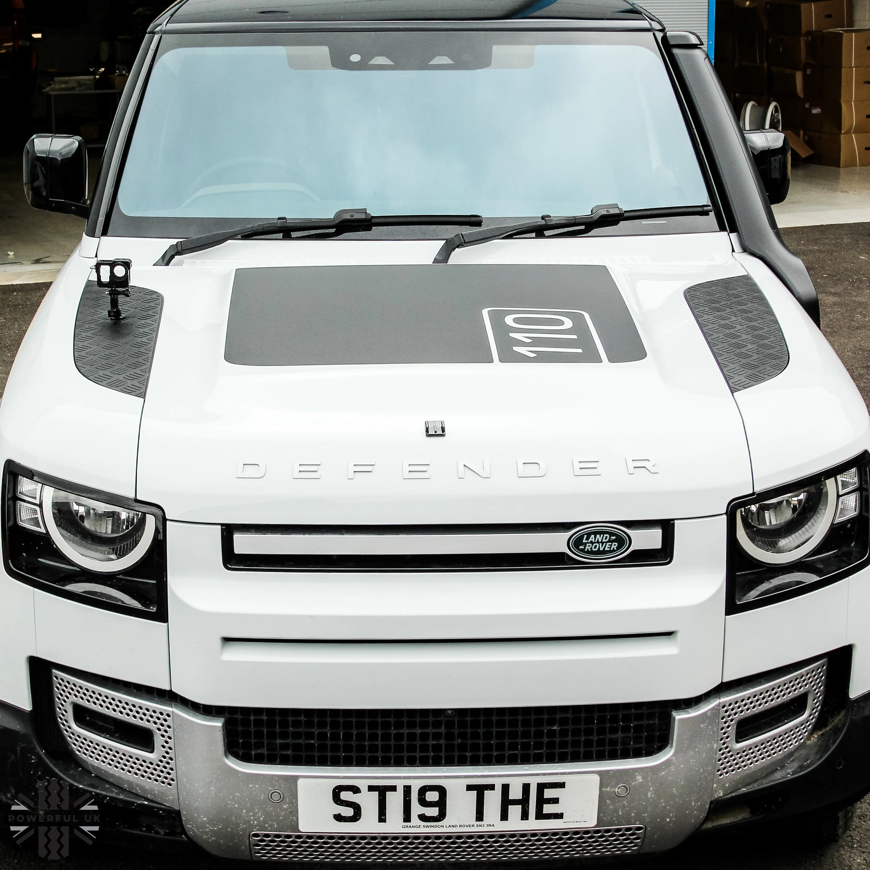 Bonnet Decal '90/110/130' - Genuine (shorter) for Land Rover Defender L663 - Image 8