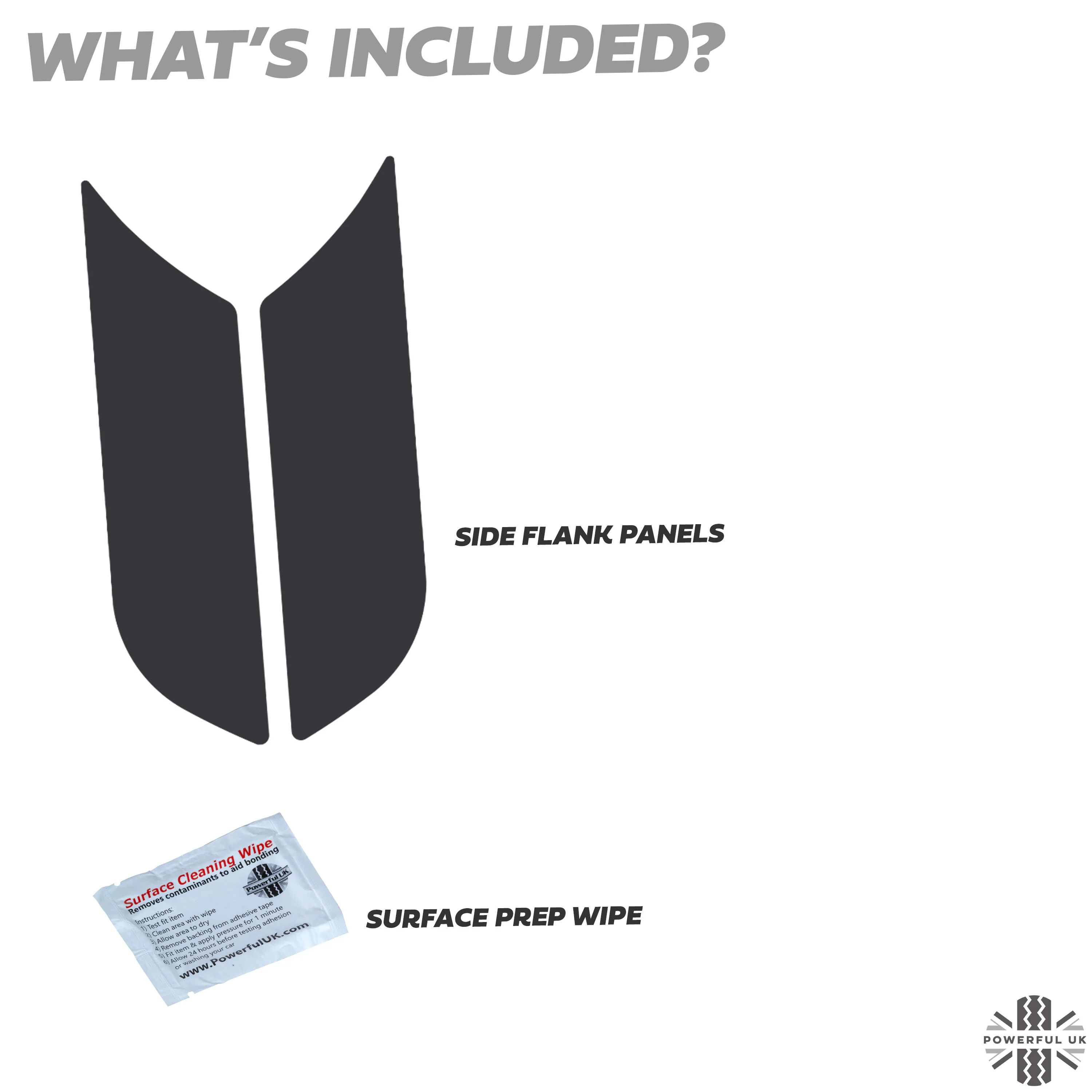 Bonnet Decals - Side Panels Only for Land Rover Freelander 1 - Image 3