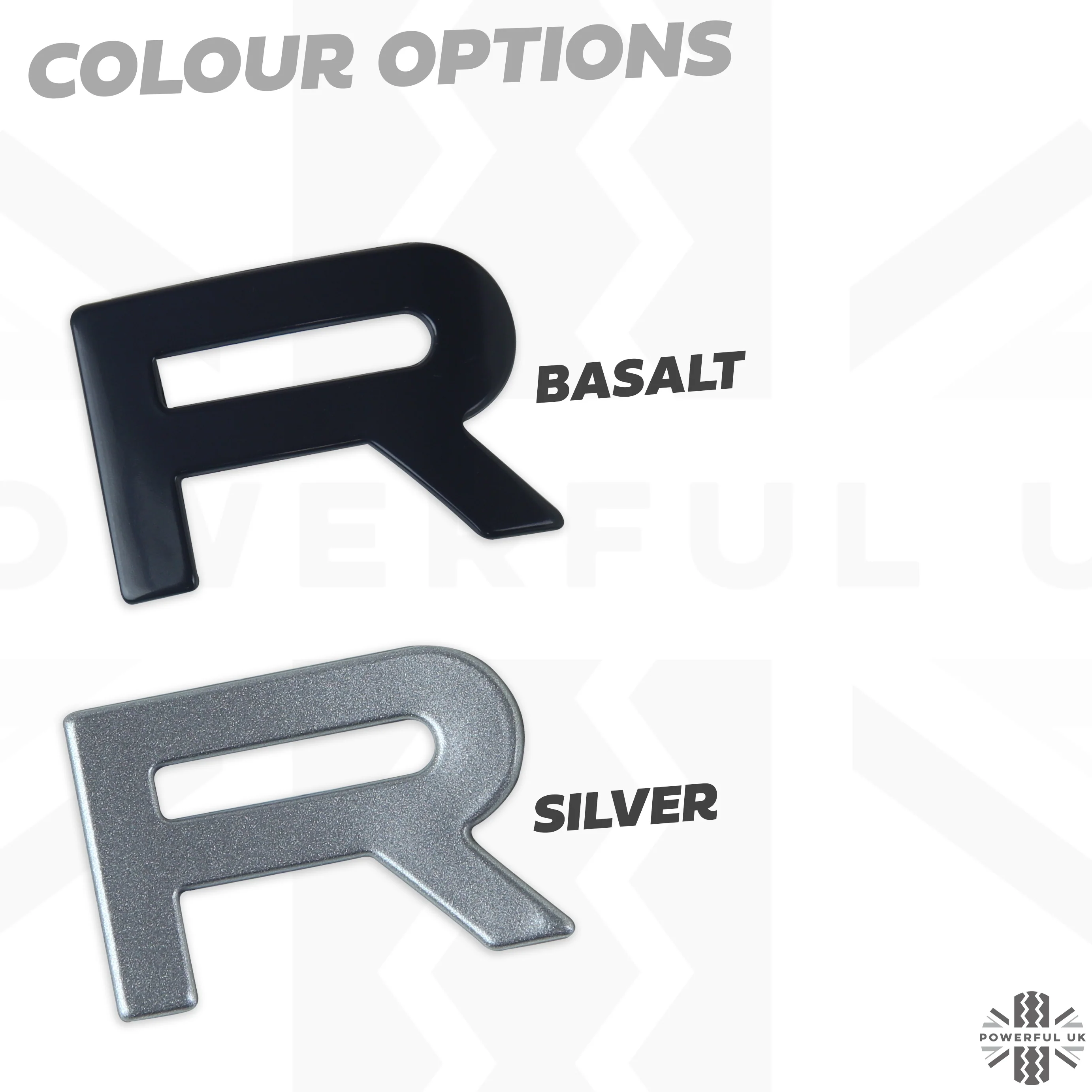 Genuine Bonnet Lettering for Range Rover P38 - Basalt - Image 6