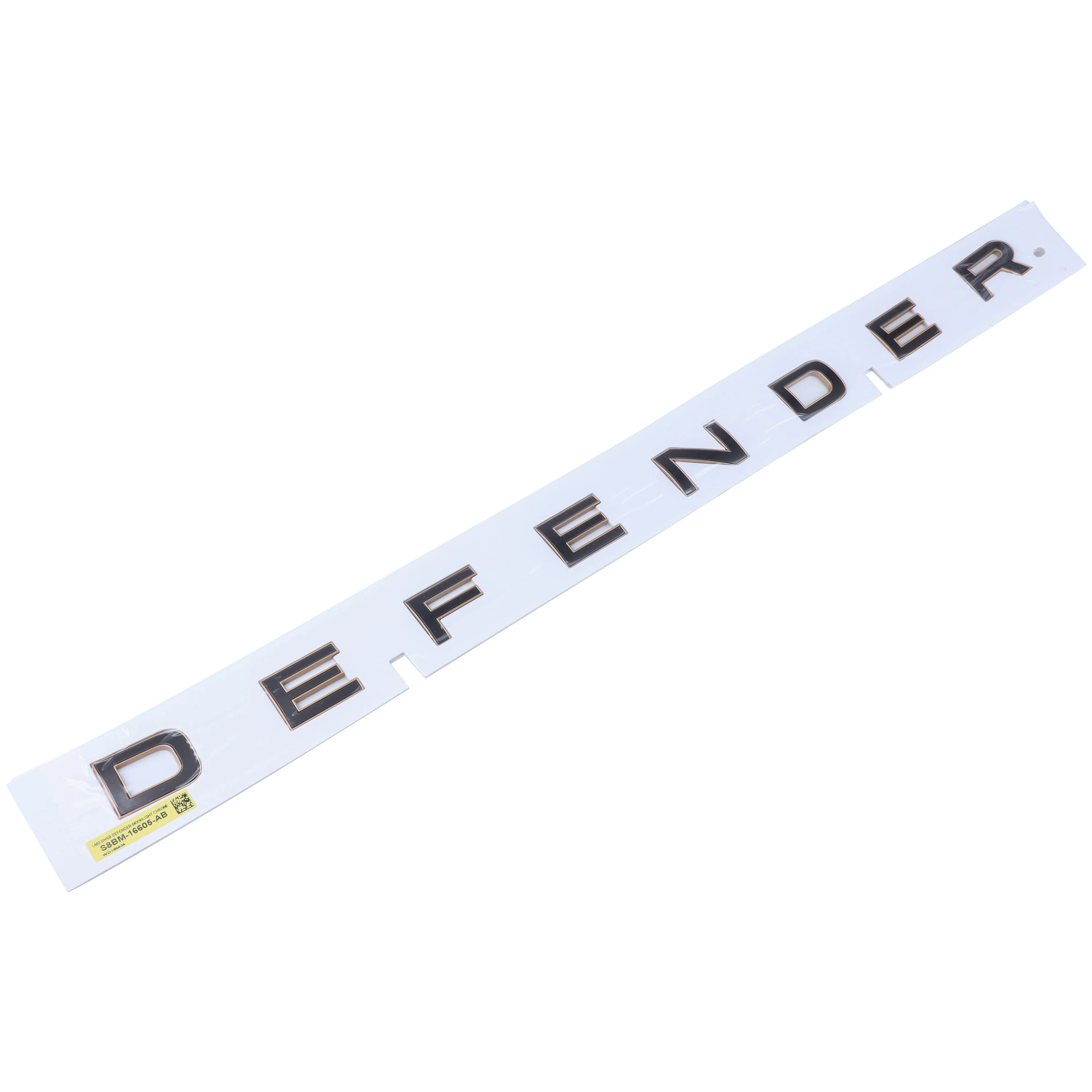 Bonnet Lettering - Moonlight Chrome + Phosphor Bronze - for Land Rover Defender L663 OCTA - Image 3