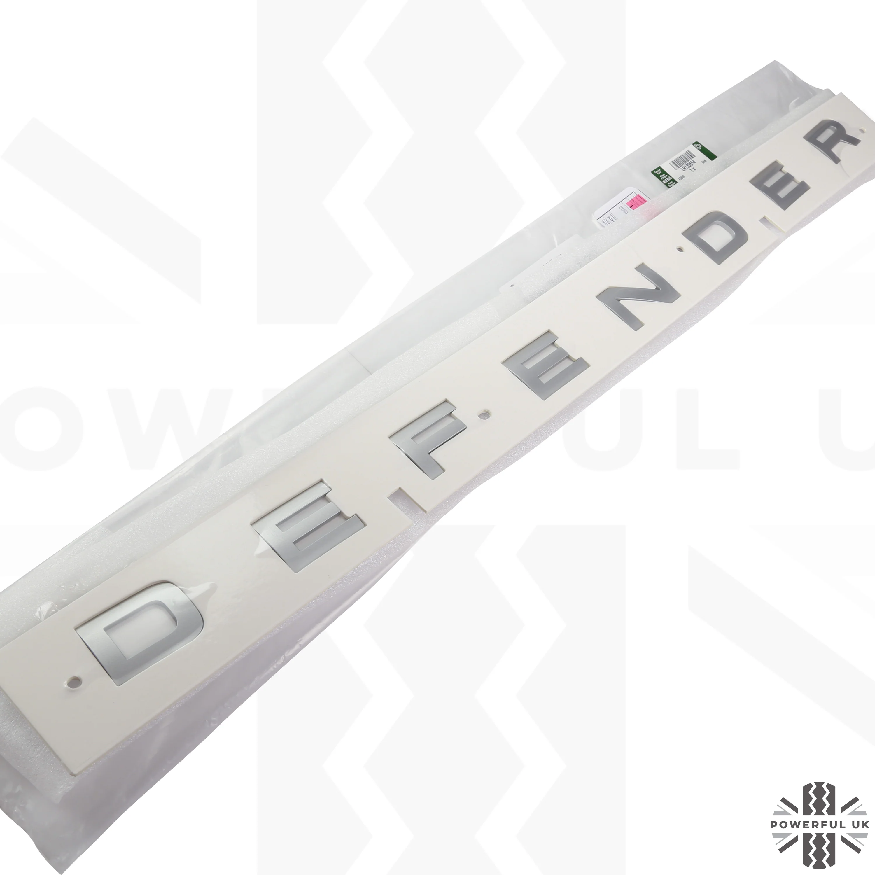 Bonnet Lettering - Satin Silver - for Land Rover Defender L663 - Image 2