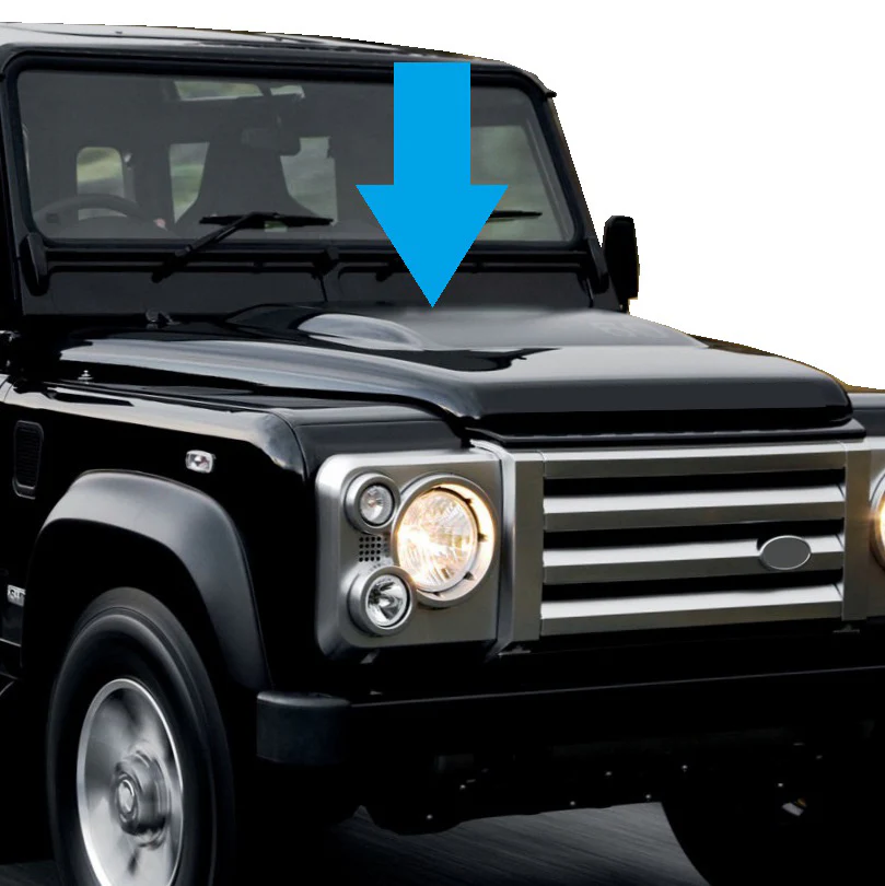 Bonnet Puma Steel (genuine) for Land Rover Defender - Image 4