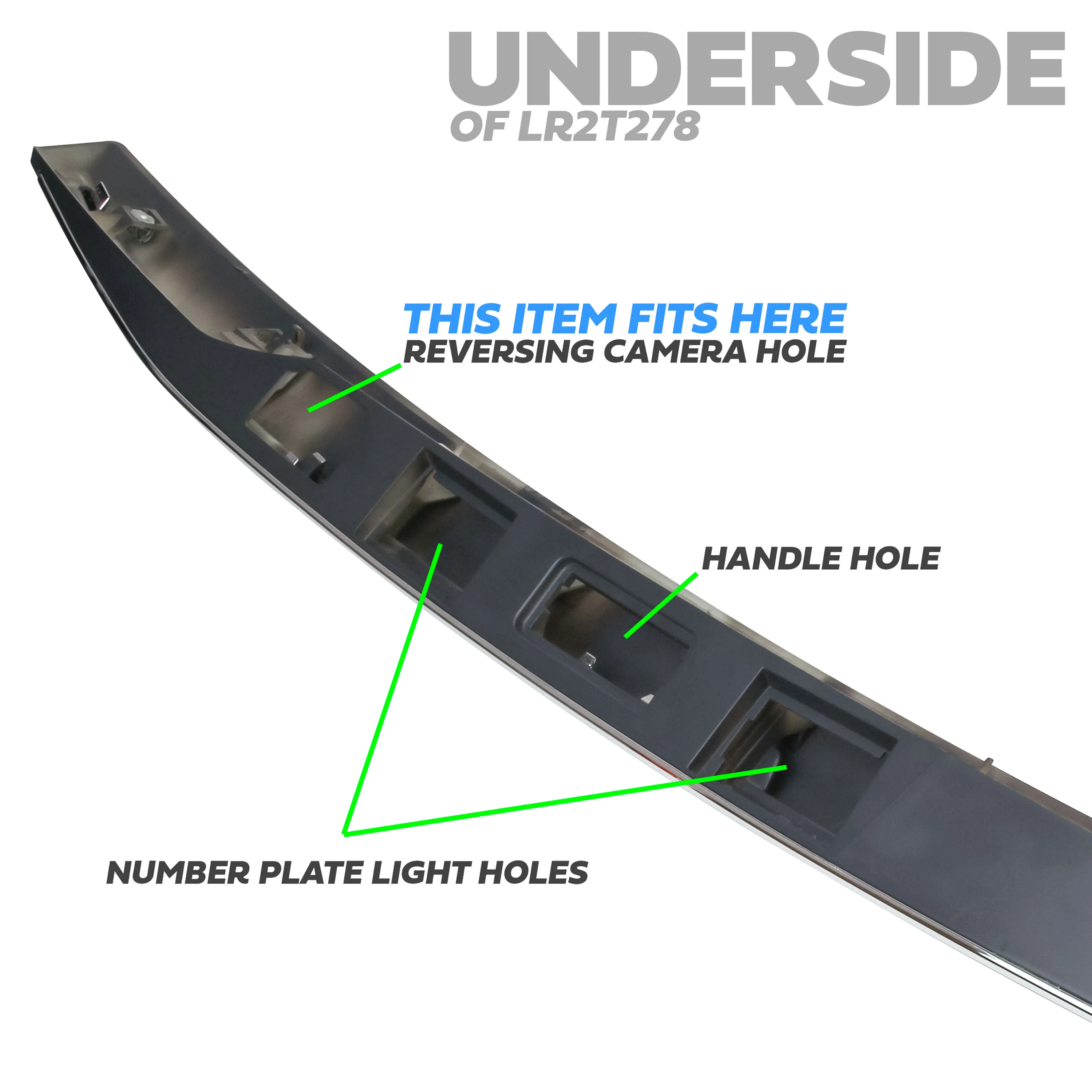 Camera Blank for LR2T278 Tailgate Panel for Land Rover Freelander 2 - Image 6