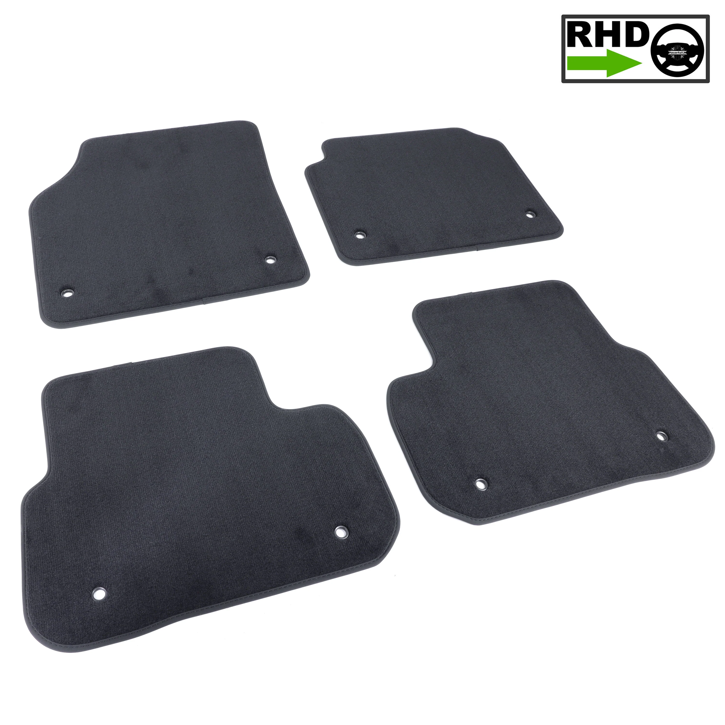 Carpet Floor Mat Set (Genuine) - RHD - for Land Rover Discovery Sport (2014-18)