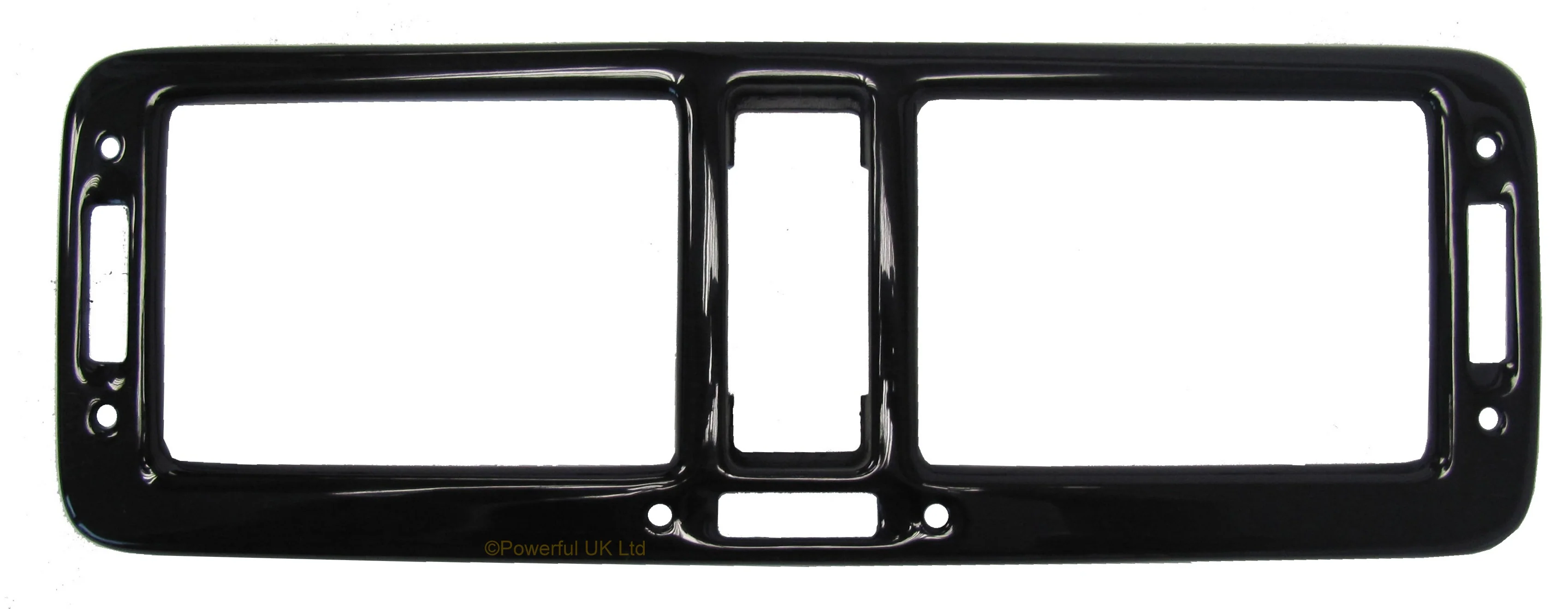 Center Air Vent Fascia Panel - Lined Oak for Range Rover L322 - Image 2