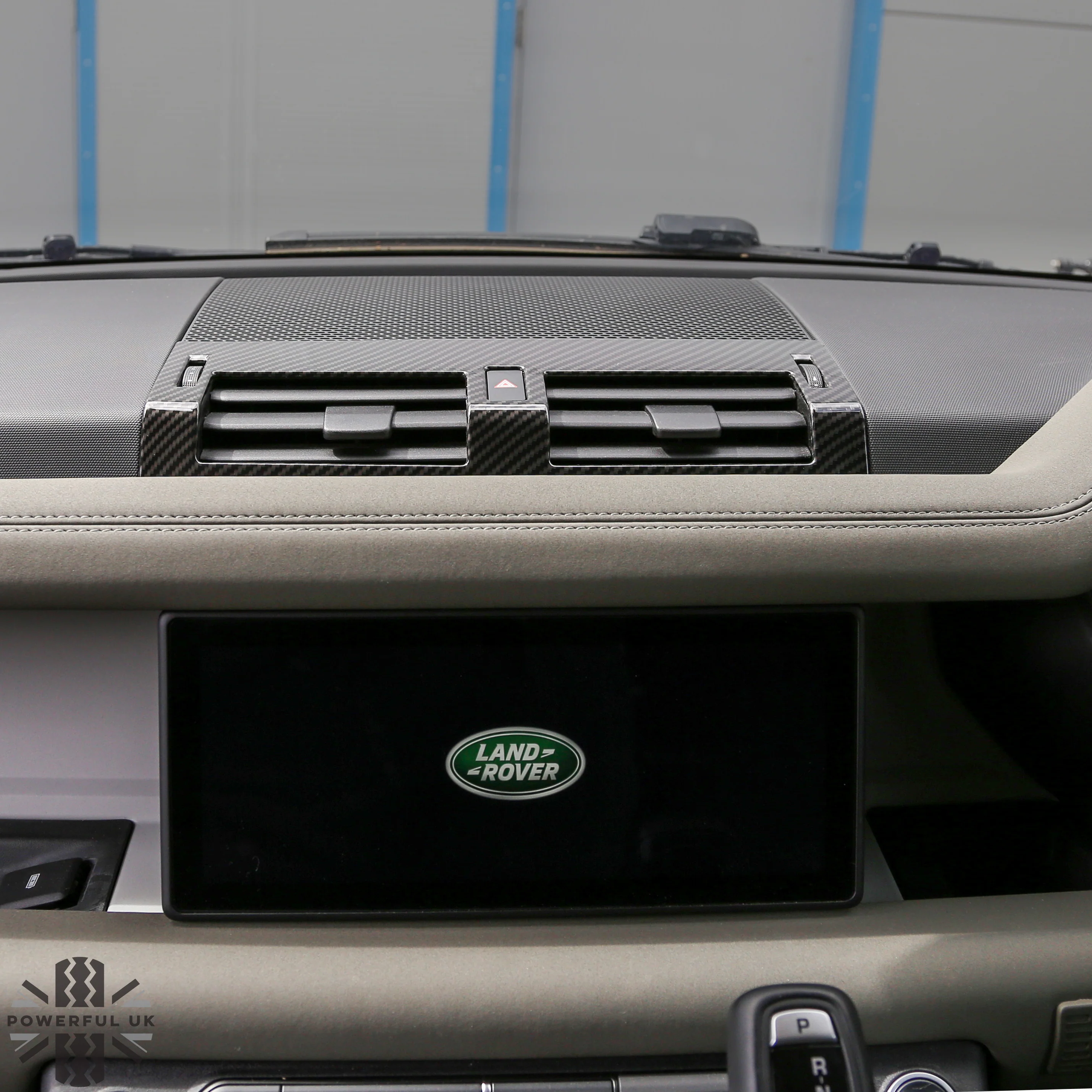 Centre Air Vent Cover Trim - Carbon Fibre - for Land Rover Defender L663 - Image 4