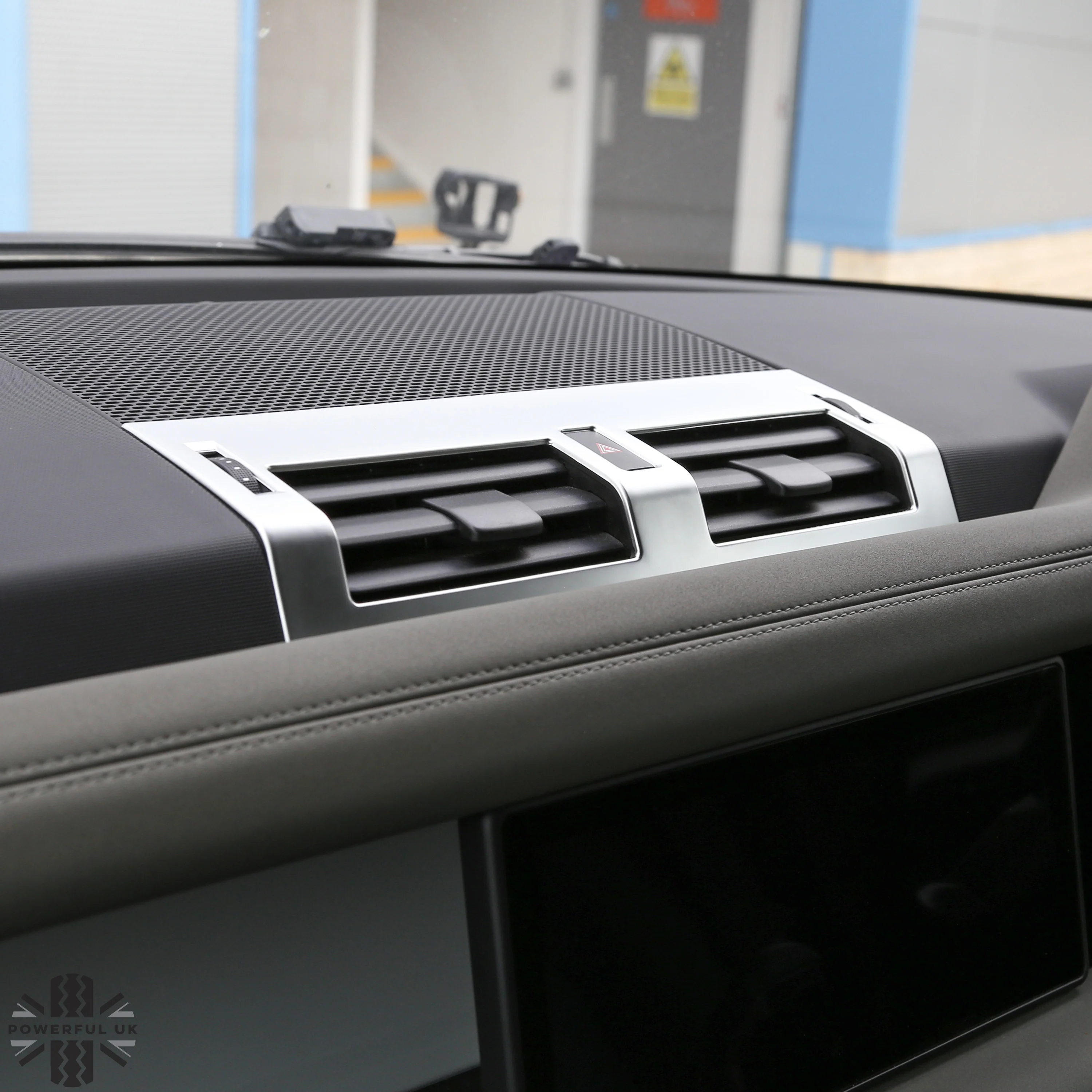 Centre Air Vent Cover Trim - Silver - for Land Rover Defender L663 - Image 2