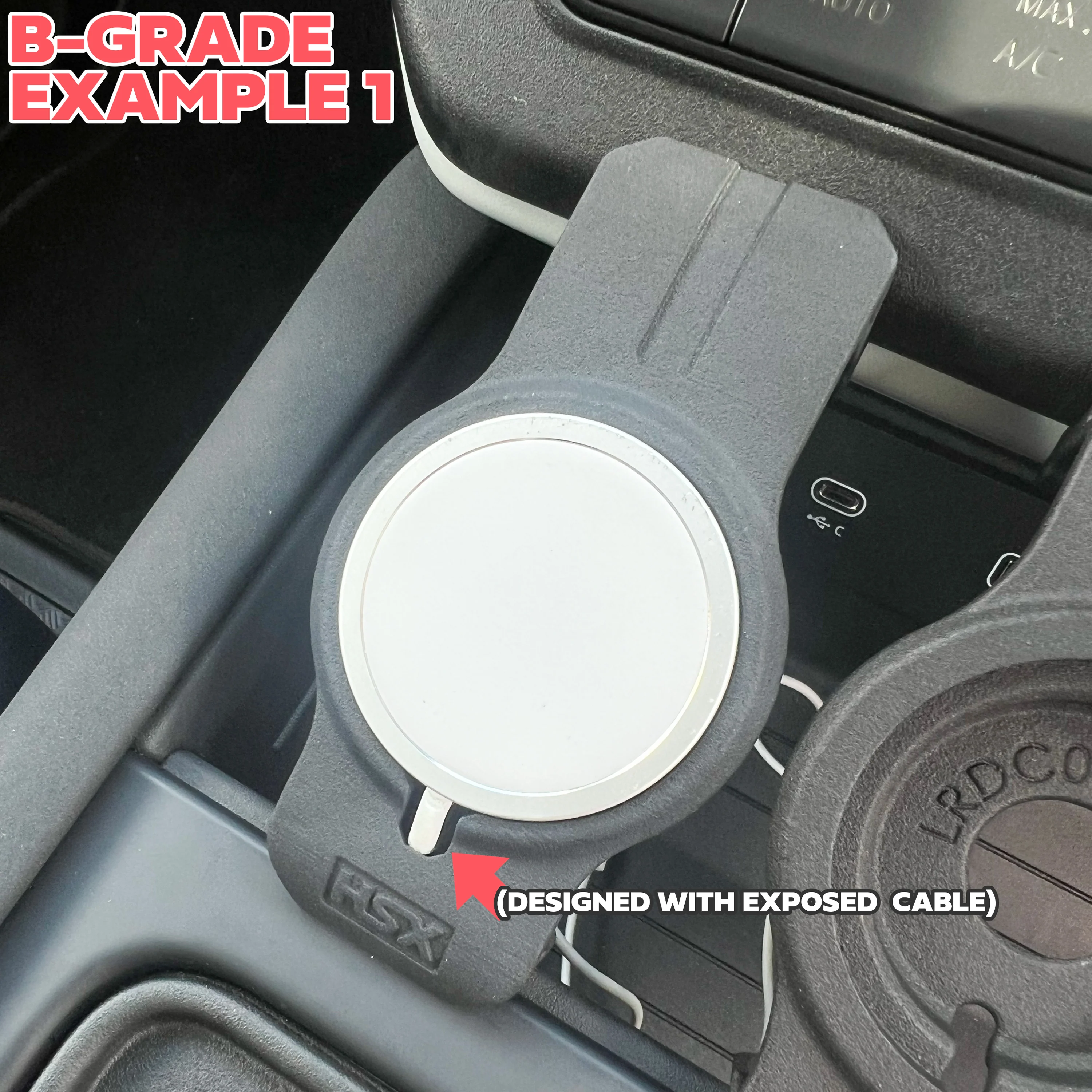B-GRADE Centre Console MagSafe Charger Holder for Land Rover Defender L663 - Image 2