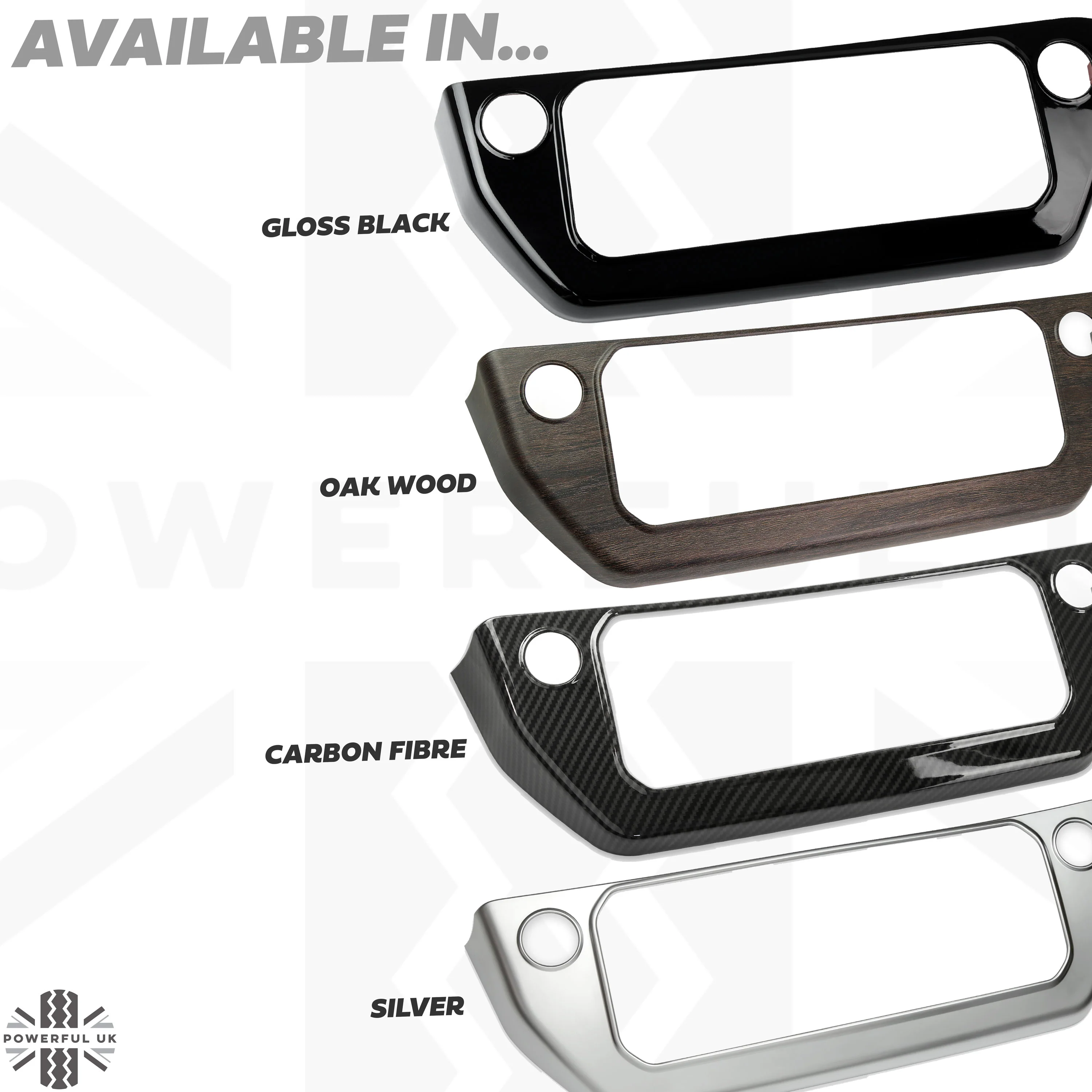 Centre Dash Cover Trim - Gloss Black - for Land Rover Defender L663 - Image 7