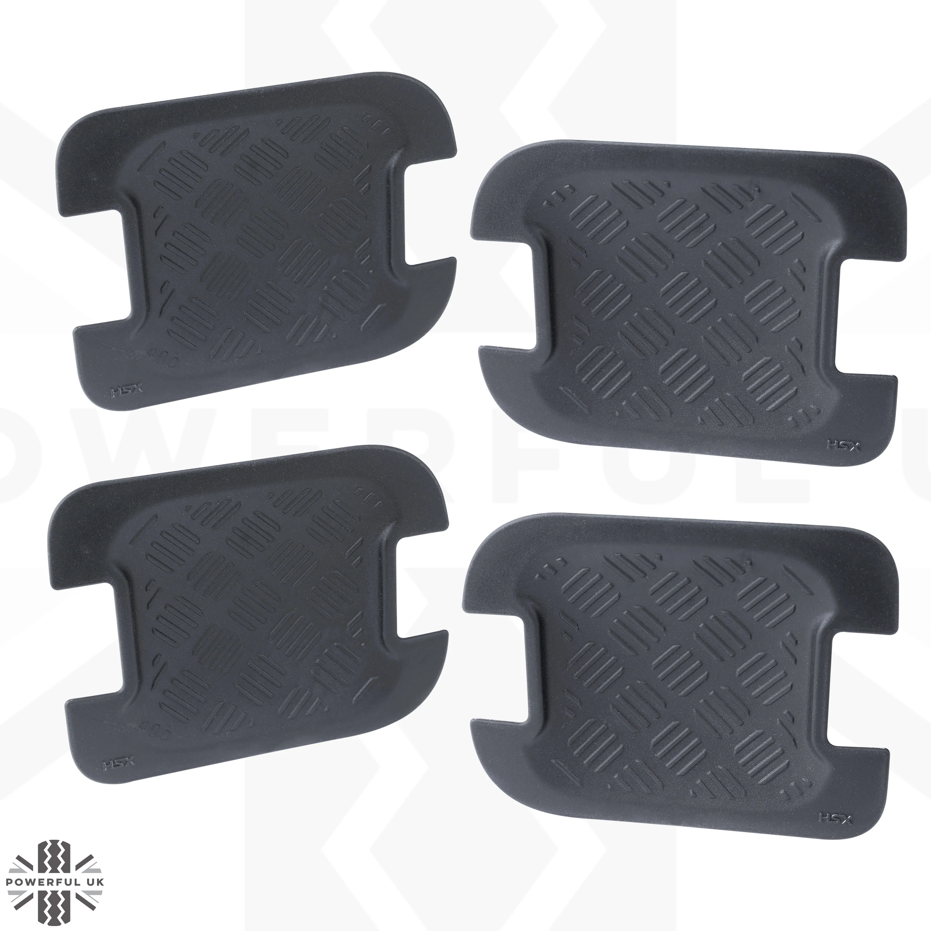 Chequer Plate Door Handle Scuff Plates (4pc) for Land Rover Defender L663 110/130 (4 door) - Image 10
