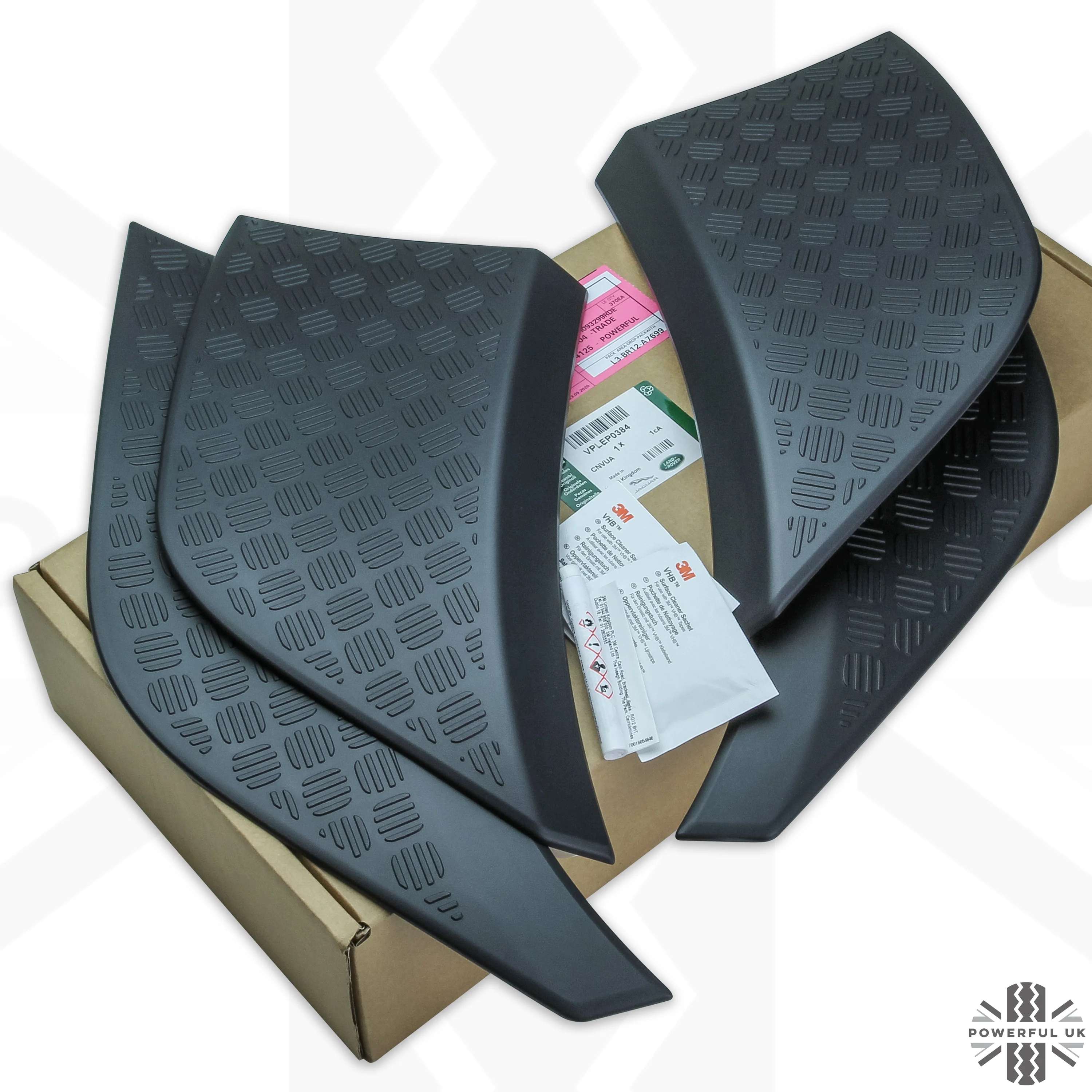 Chequer Plate Wheel Arch Trim Kit (genuine) for Land Rover Defender L663 (110/130) - Image 3