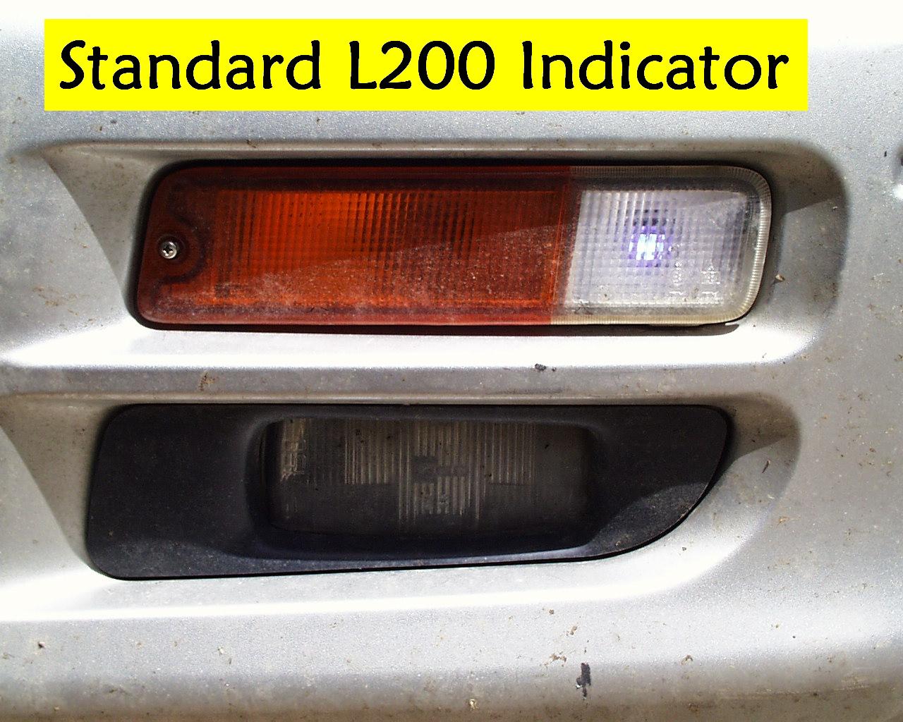 Clear front Bumper Light Upgrade kit for Mitsubishi L200 + Bulbs (Pair) - Image 5