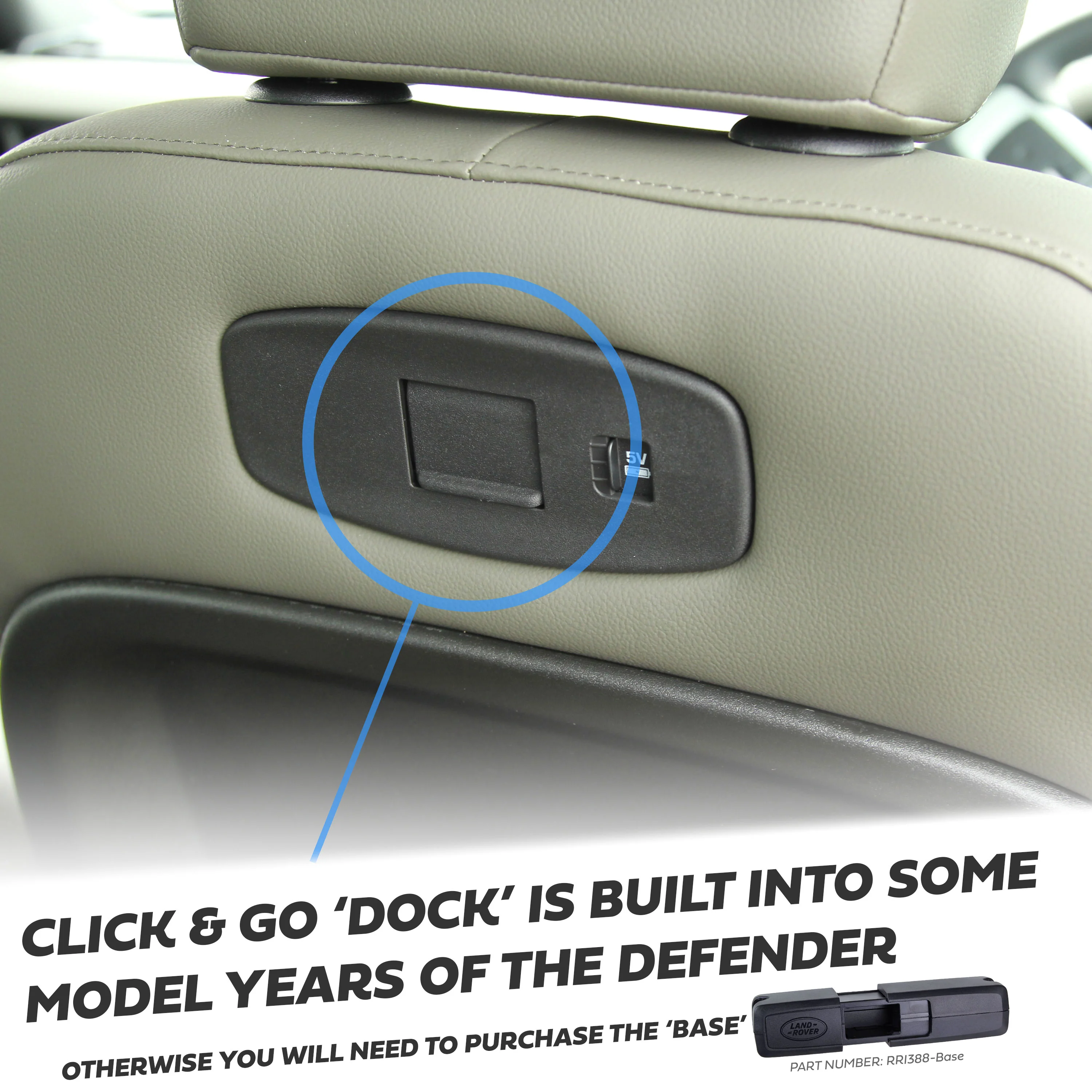 Click+Go Coat Hanger for Land Rover Defender L663 - Image 2