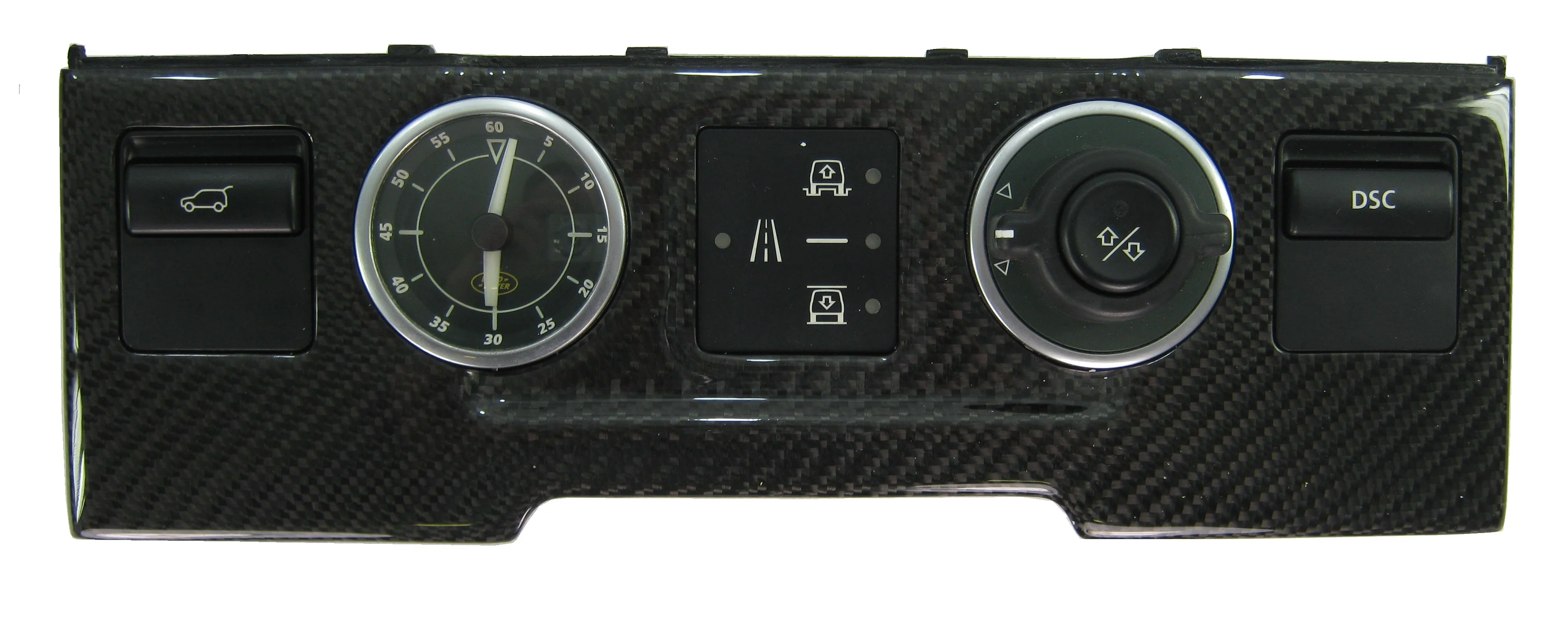 Clock Fascia Panel - Black Carbon for Range Rover L322 - Image 7