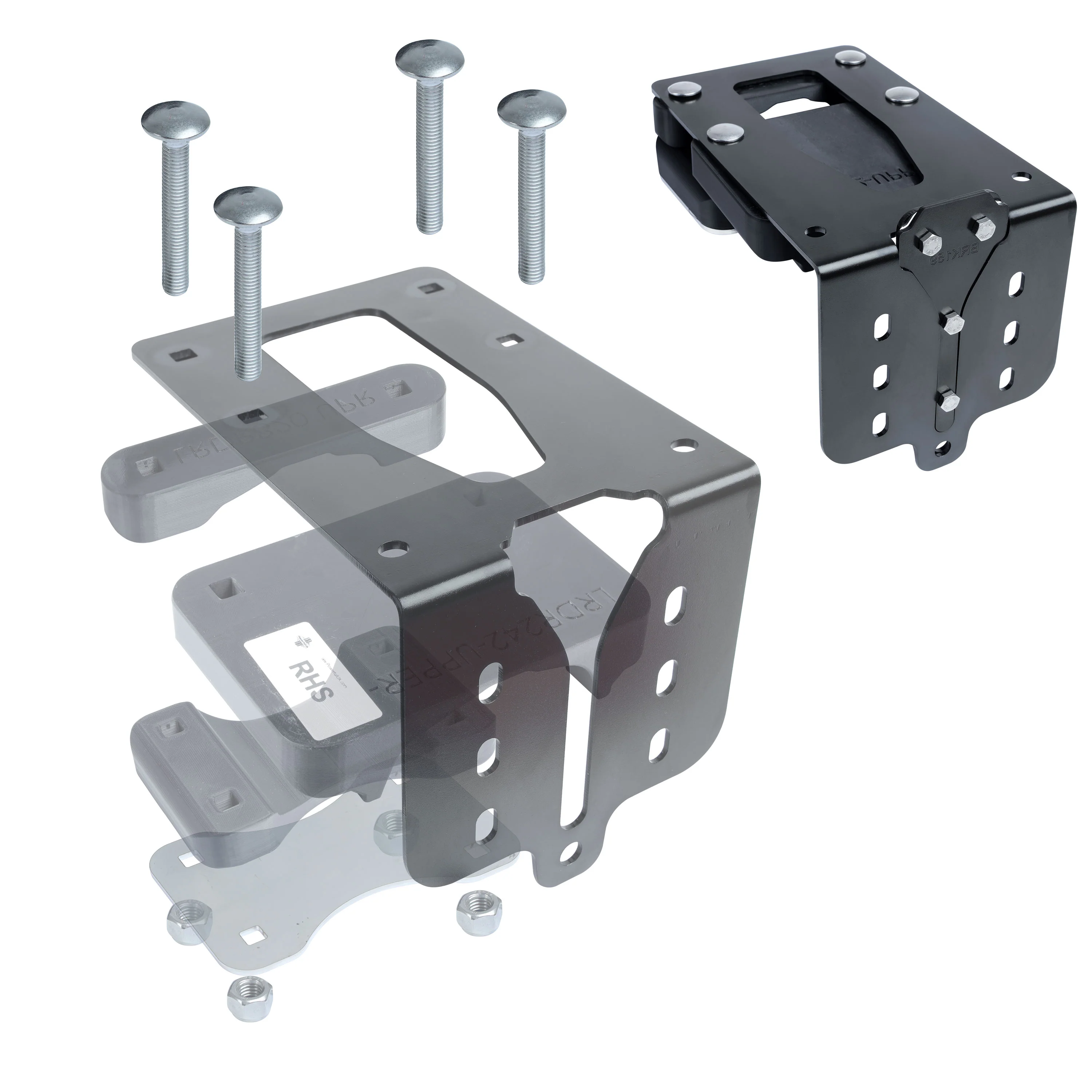 Cross Bar Awning Quick Release Mount Kit for Land Rover Defender L663 - for ARB - RIGHT - Image 5