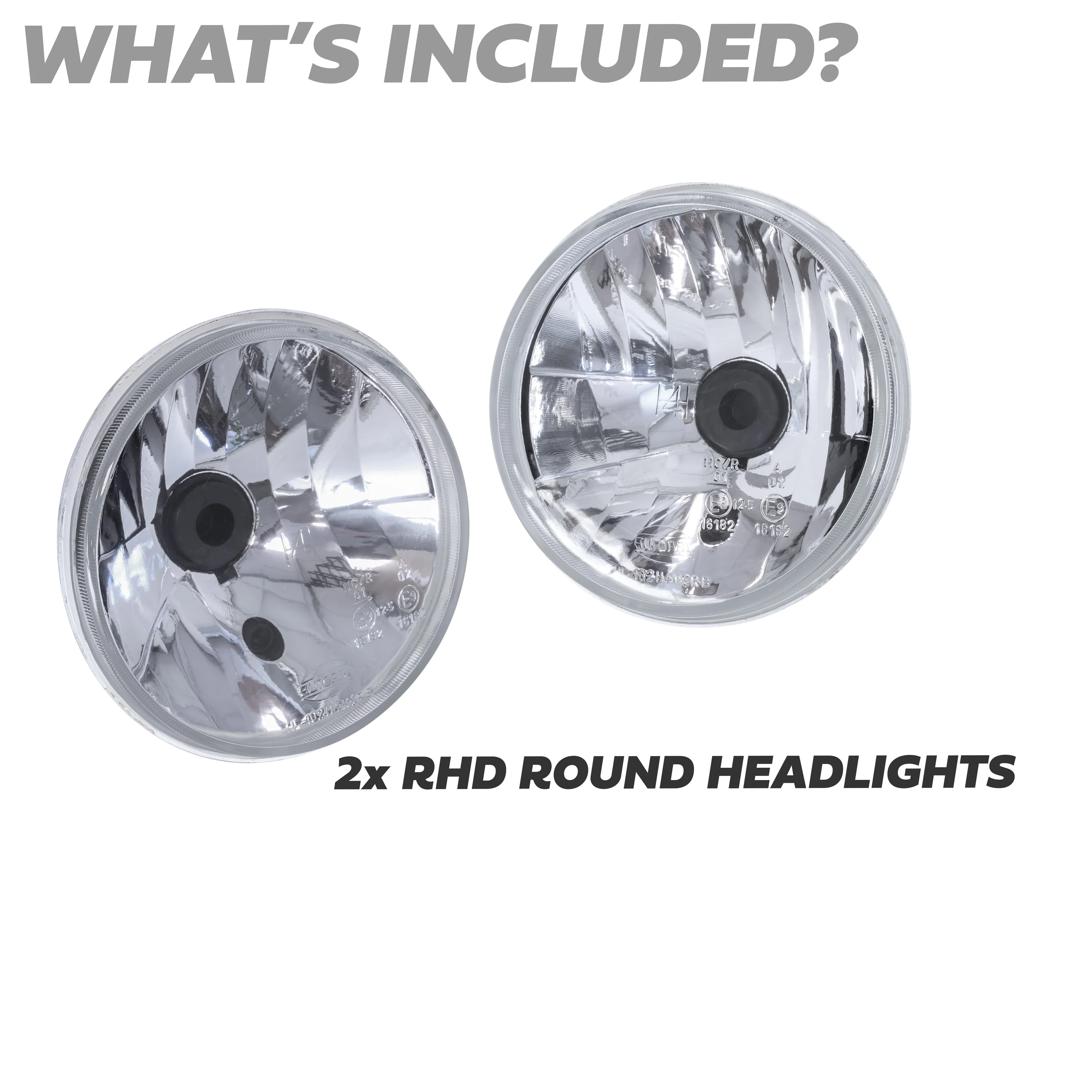 Crystal Halogen Headlight Conversion Upgrade MGB  (Pair) - RHD - Image 3