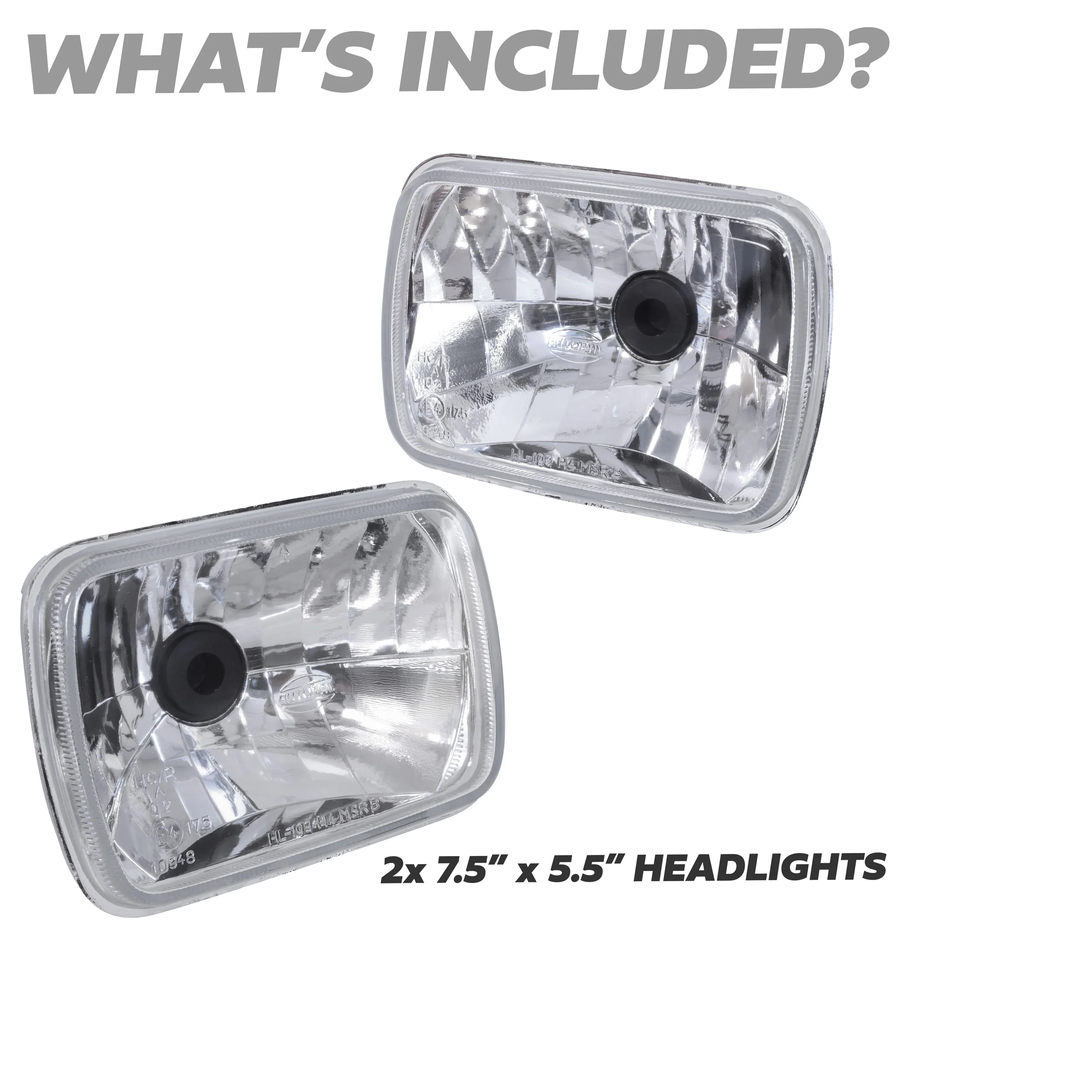 Crystal Headlight Upgrade (Pair) with E Mark - RHD - for Toyota Hilux Surf - Image 4