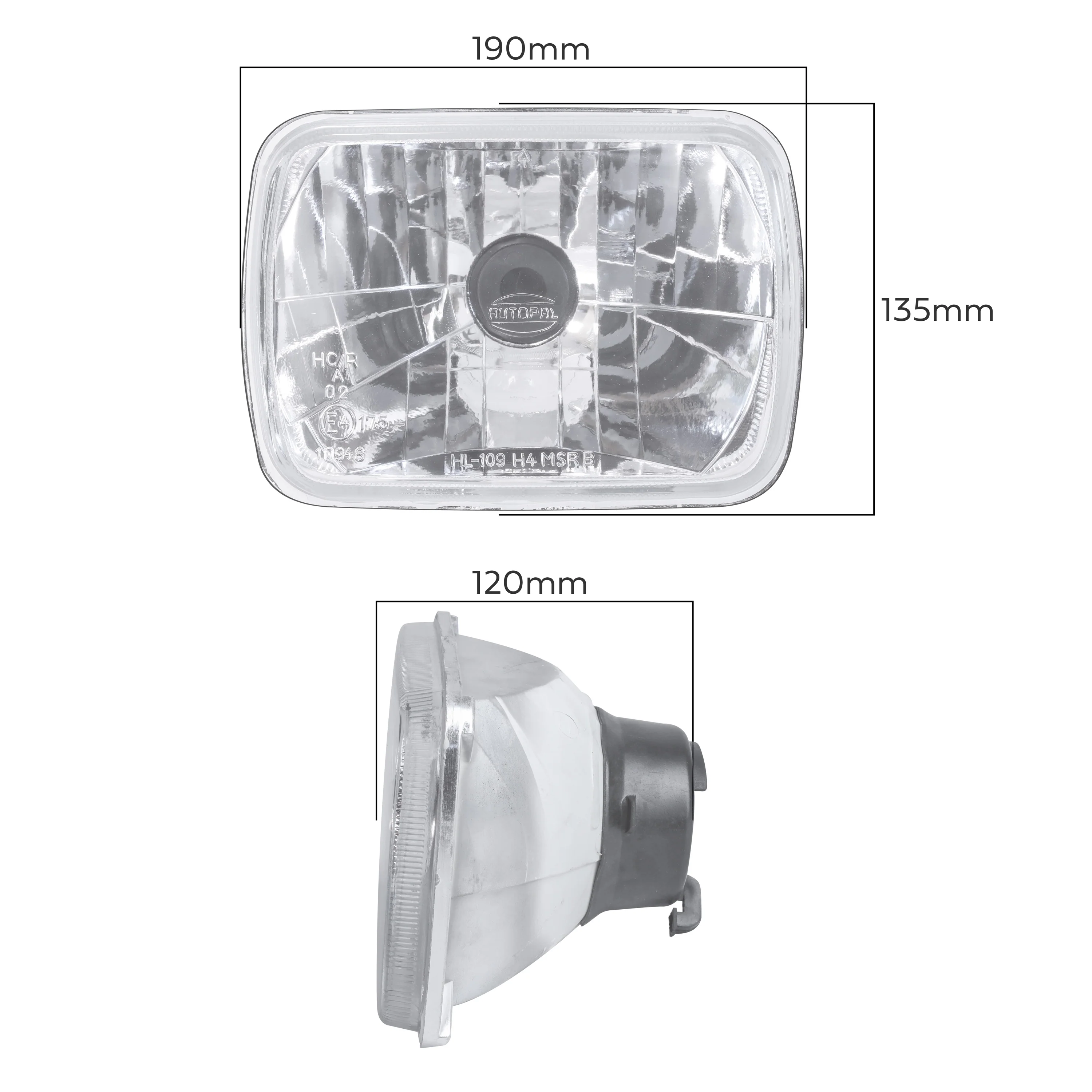 Crystal Headlight Upgrade (Pair) with E Mark - RHD - for Toyota Hilux Surf - Image 5