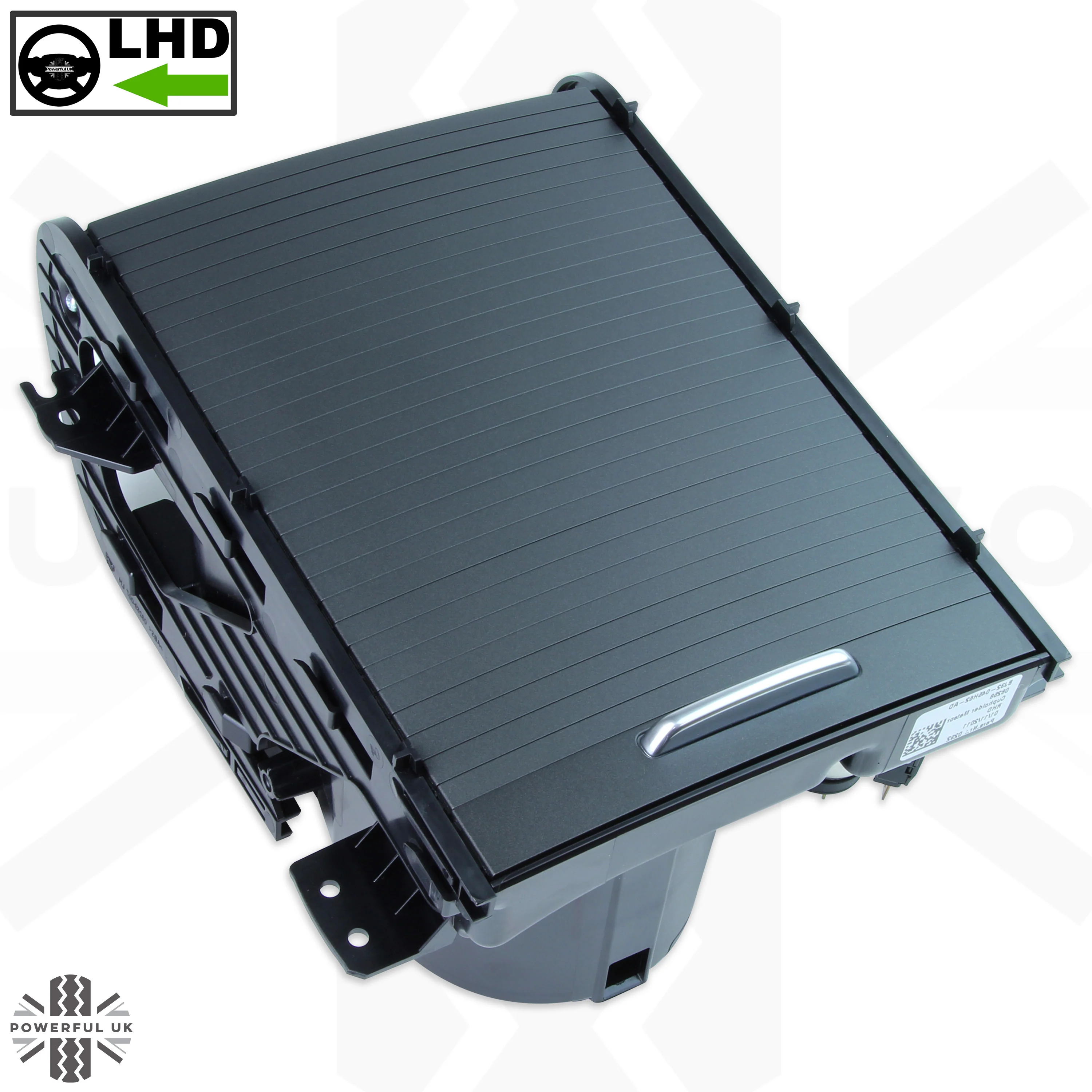 Genuine Cupholder Sliding Compartment for Range Rover Evoque 2011-18 LHD - Meteor Grey - Image 3
