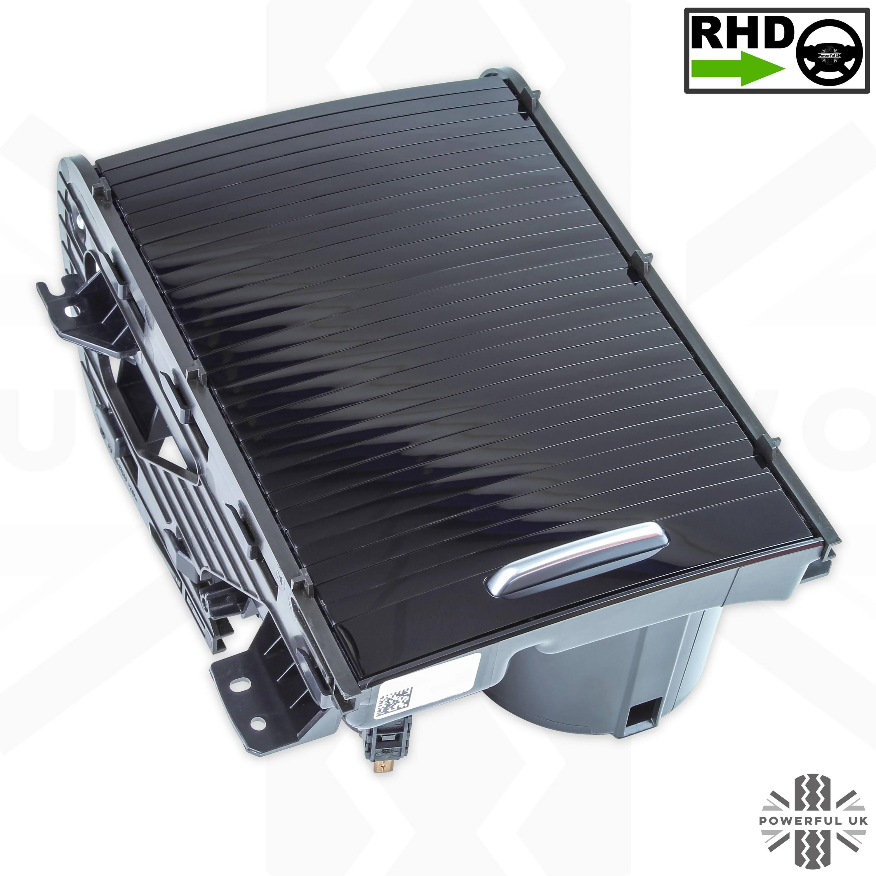 Genuine Cupholder Sliding Compartment for Range Rover Evoque 2011-18 RHD - Piano Black - Image 13