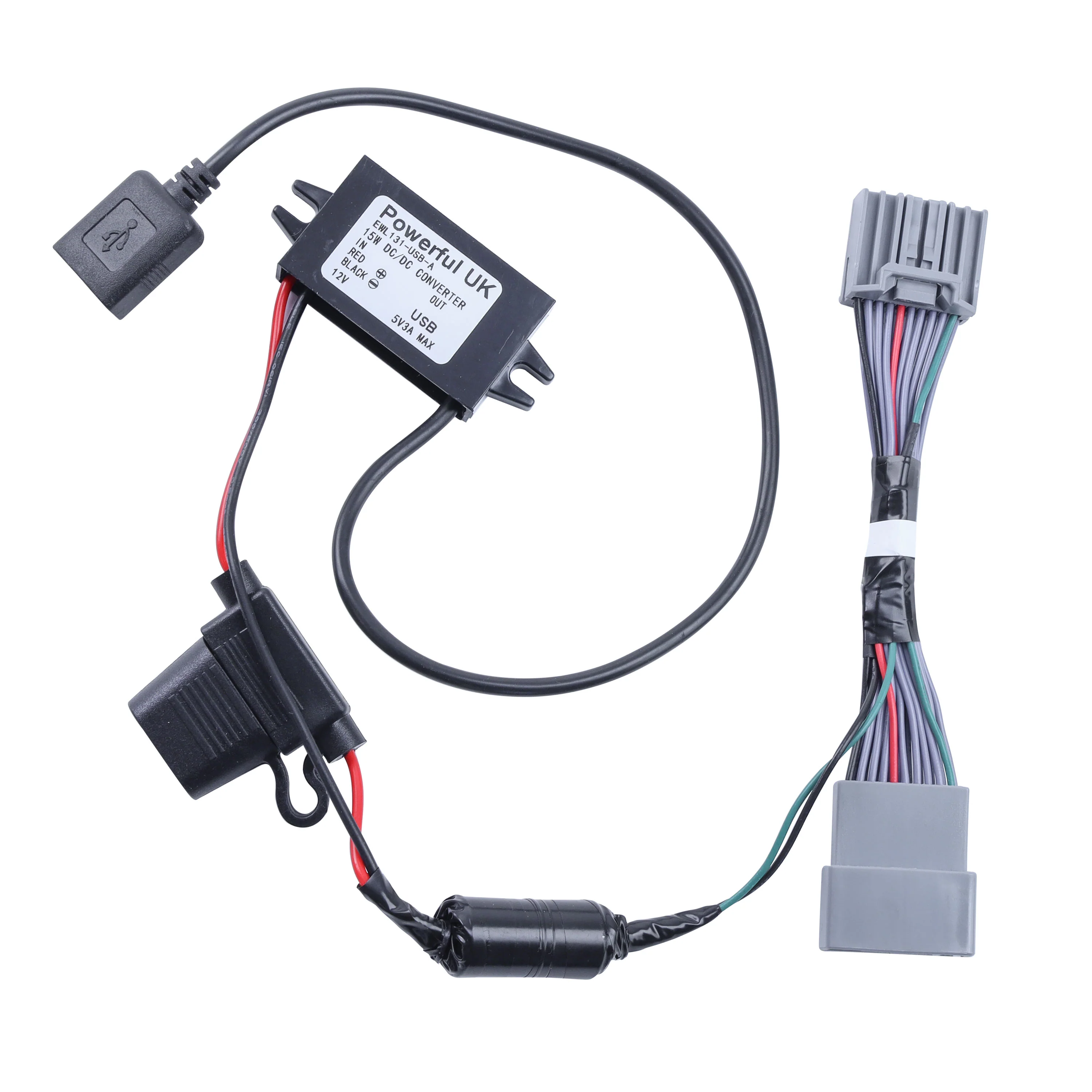 Dash Cam Overhead Console Wiring Kit for Land Rover Discovery Sport L550 - USB-A - Image 2