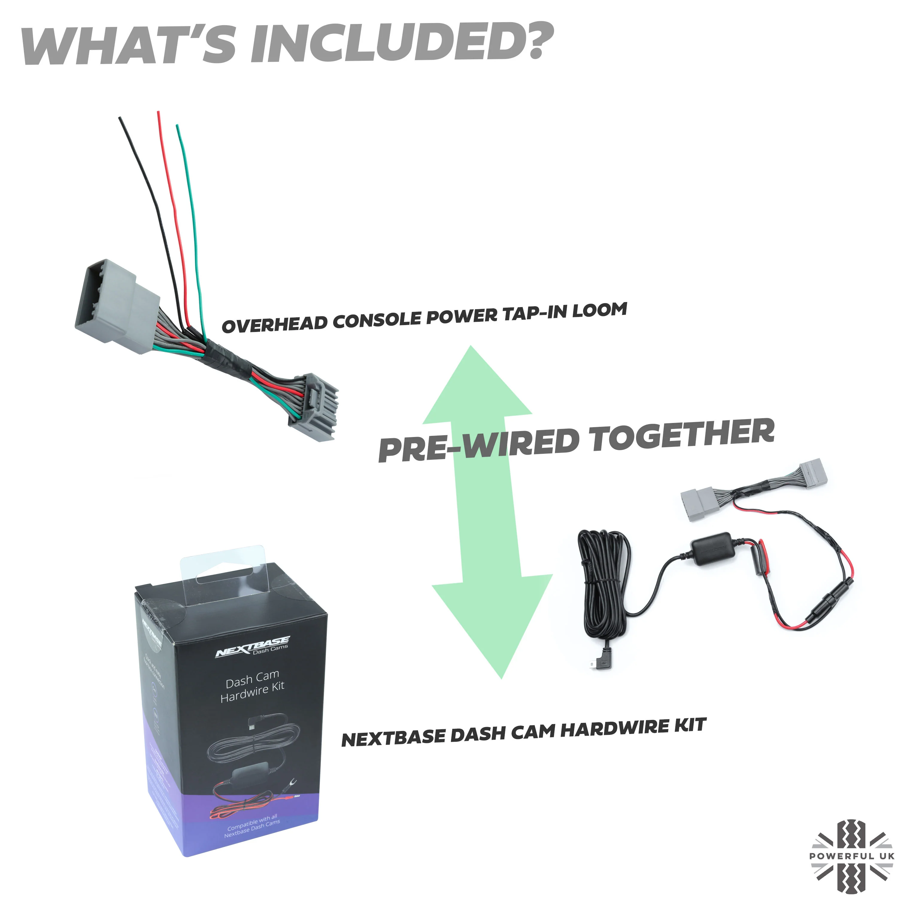 Dash Cam Overhead Console Wiring Kit - Nextbase Hardwire Kit For Defender L663 - Image 9