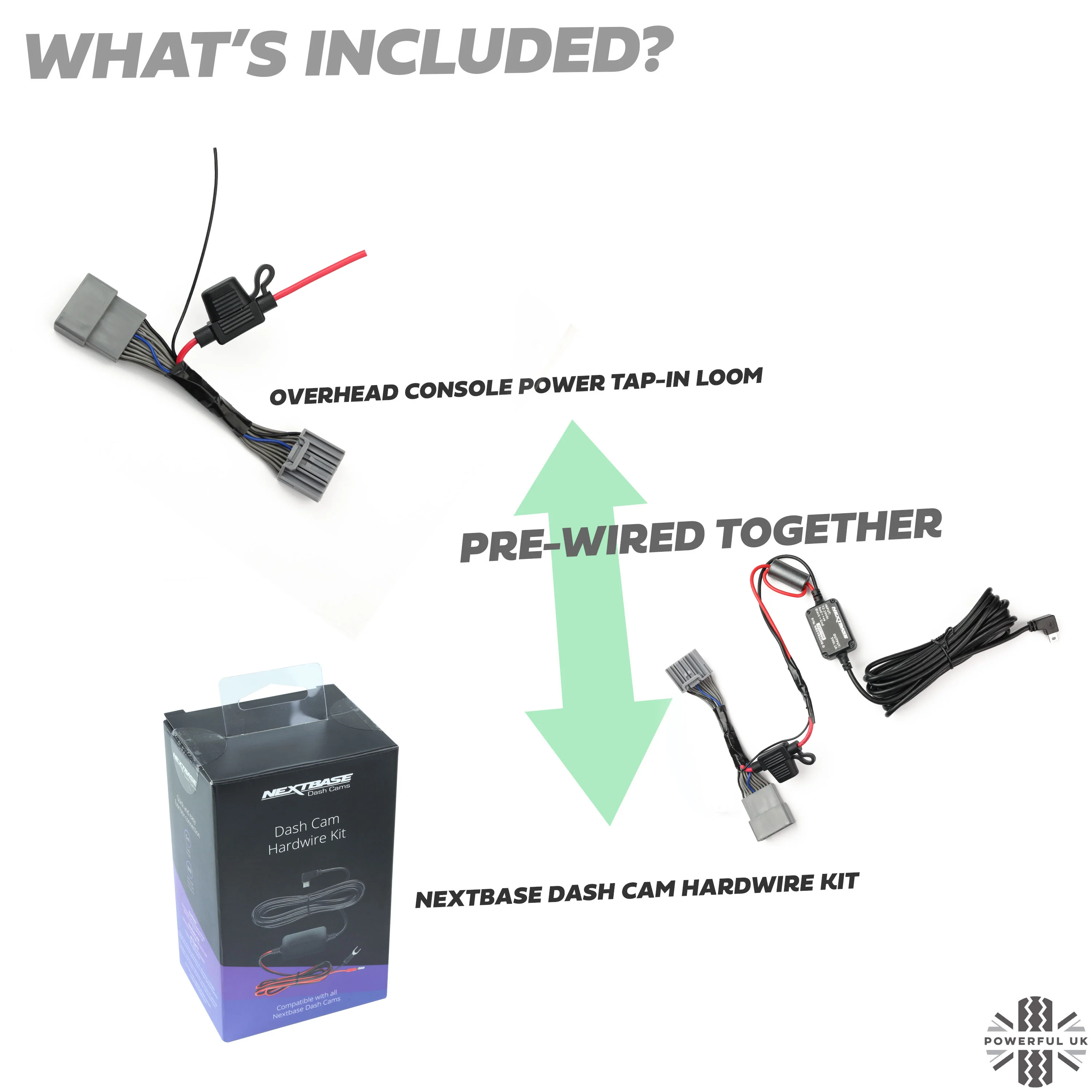 Dash Cam Overhead Console Wiring Kit - Nextbase Hardwire Kit For Range Rover Sport L461 - Image 4