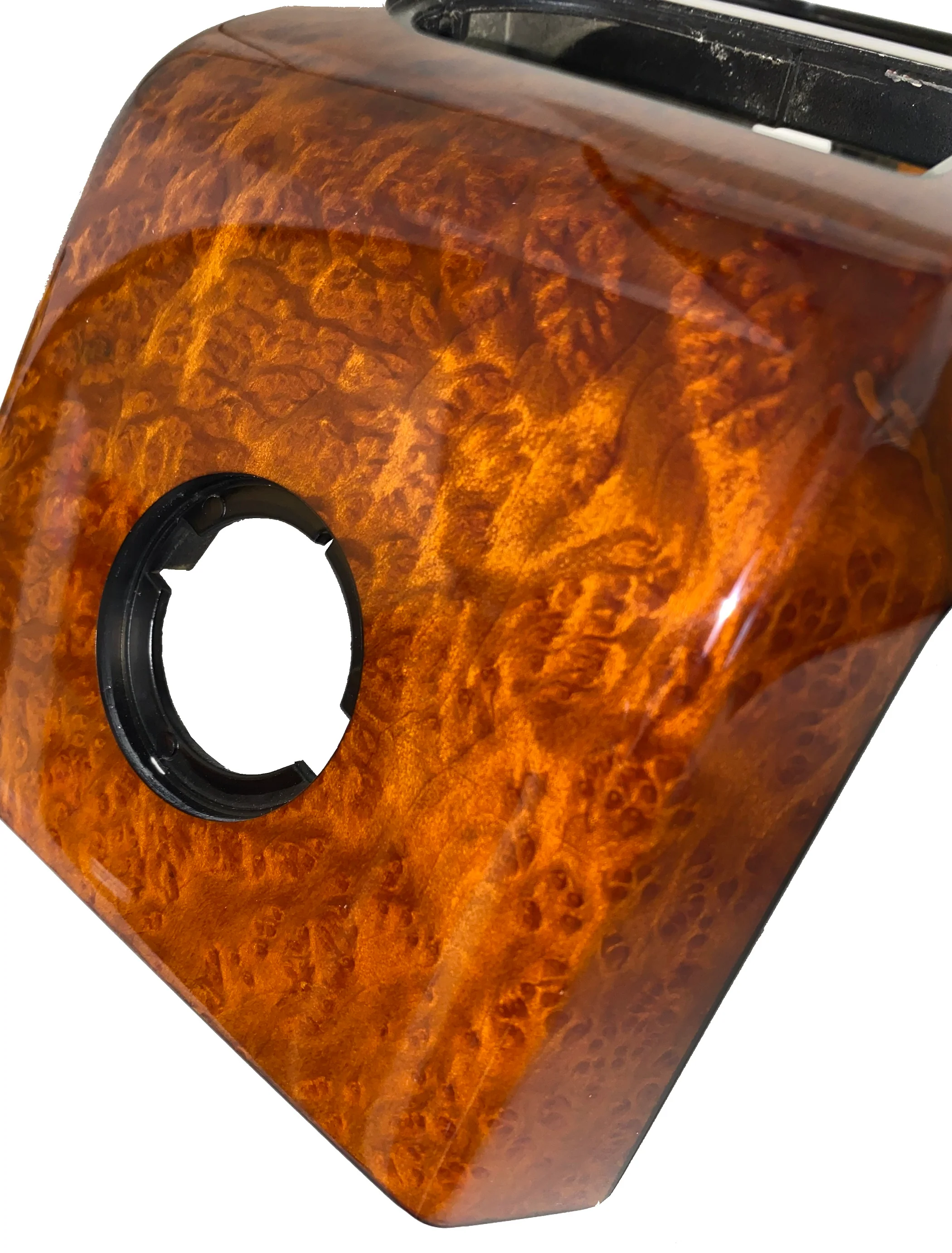 Dash End Panel (Left) - Vavona Burl - With Light for Range Rover L322 - Image 2