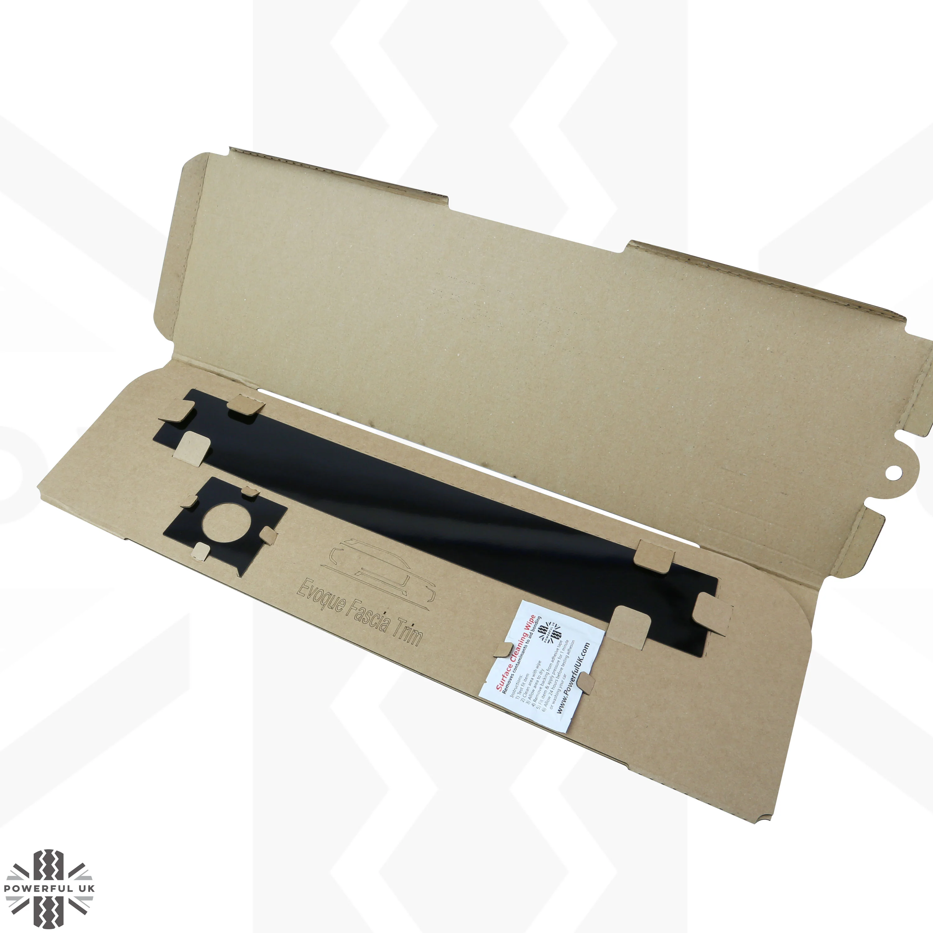 Matte Black Dash Insert Kit for Range Rover Evoque (2011-18) - RHD - Image 4