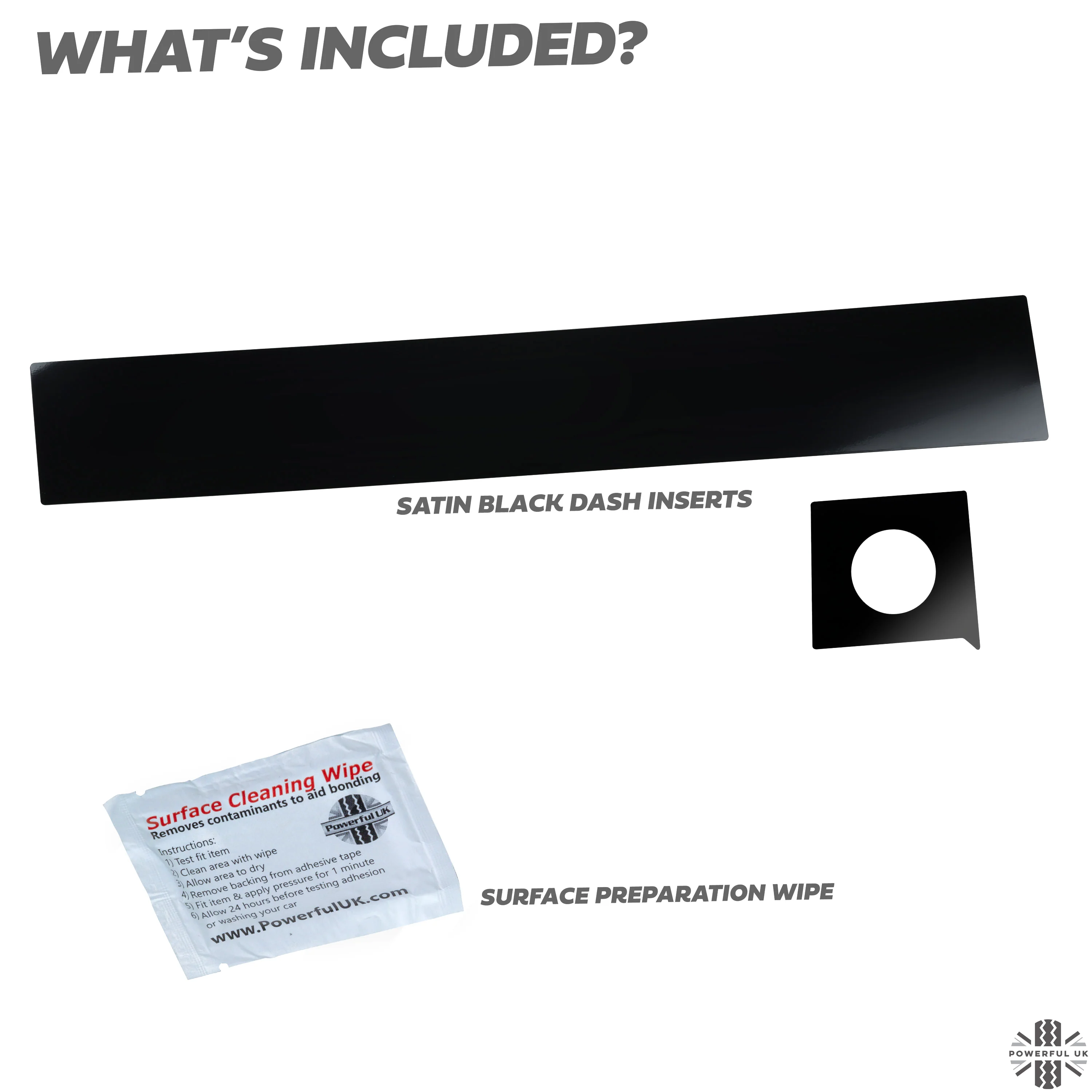 Satin Black Dash Insert Kit for Range Rover Evoque (2011-18) - RHD - Image 3