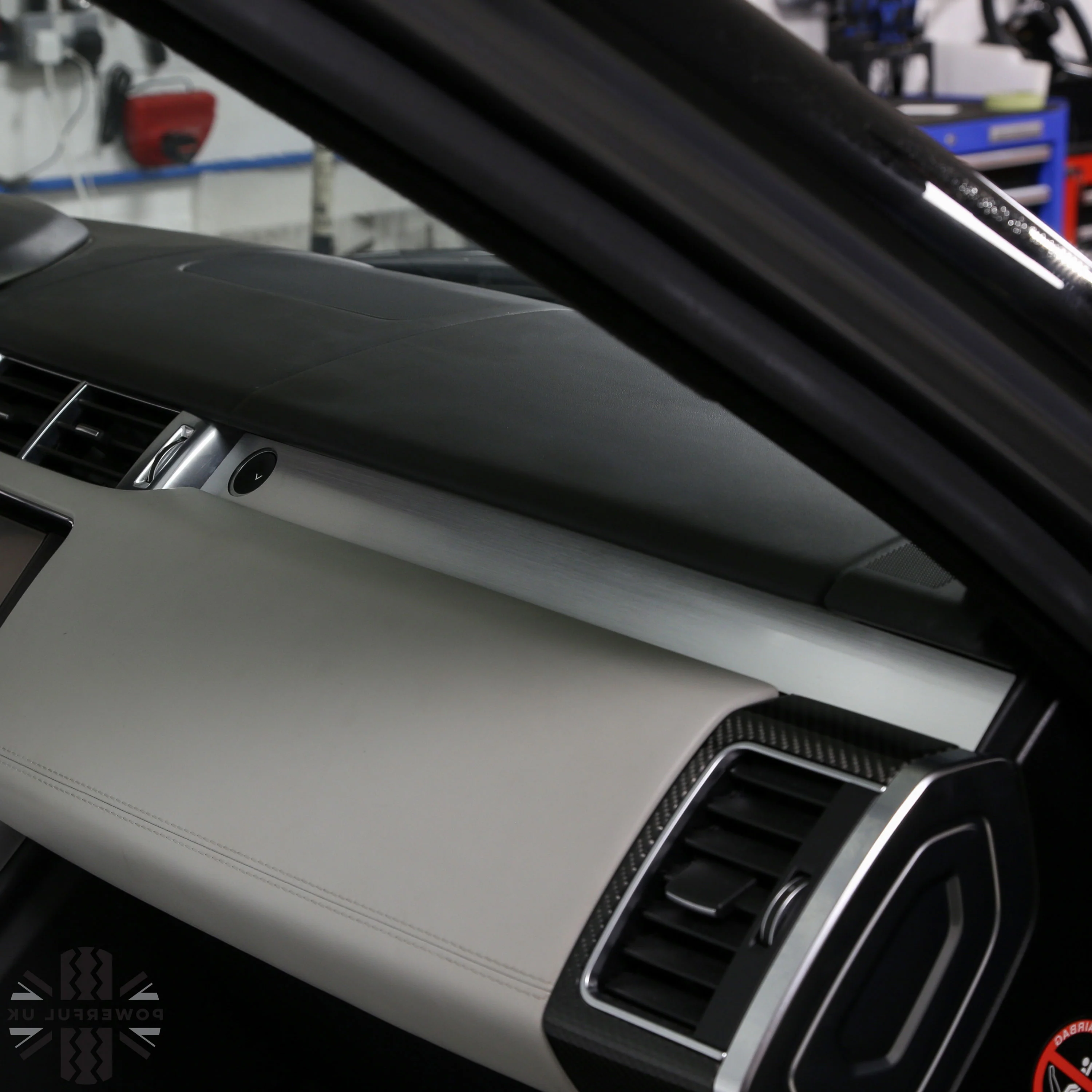 Dash Insert Kit - Range Rover Sport L494 (LHD) - Brushed Aluminium LHD - Image 3