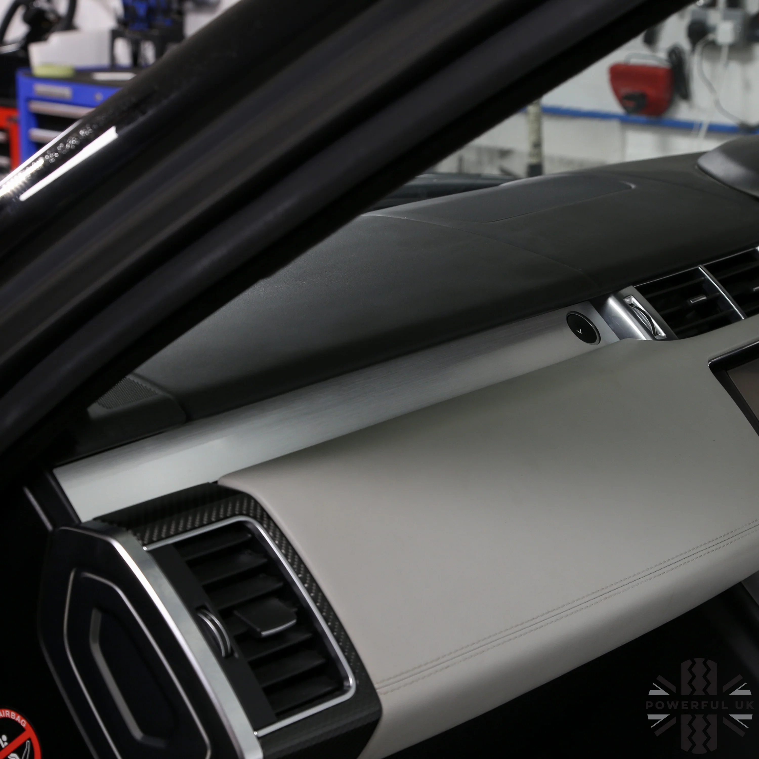 Dash Insert Kit - Range Rover Sport L494 (RHD) - Brushed Aluminium RHD - Image 3