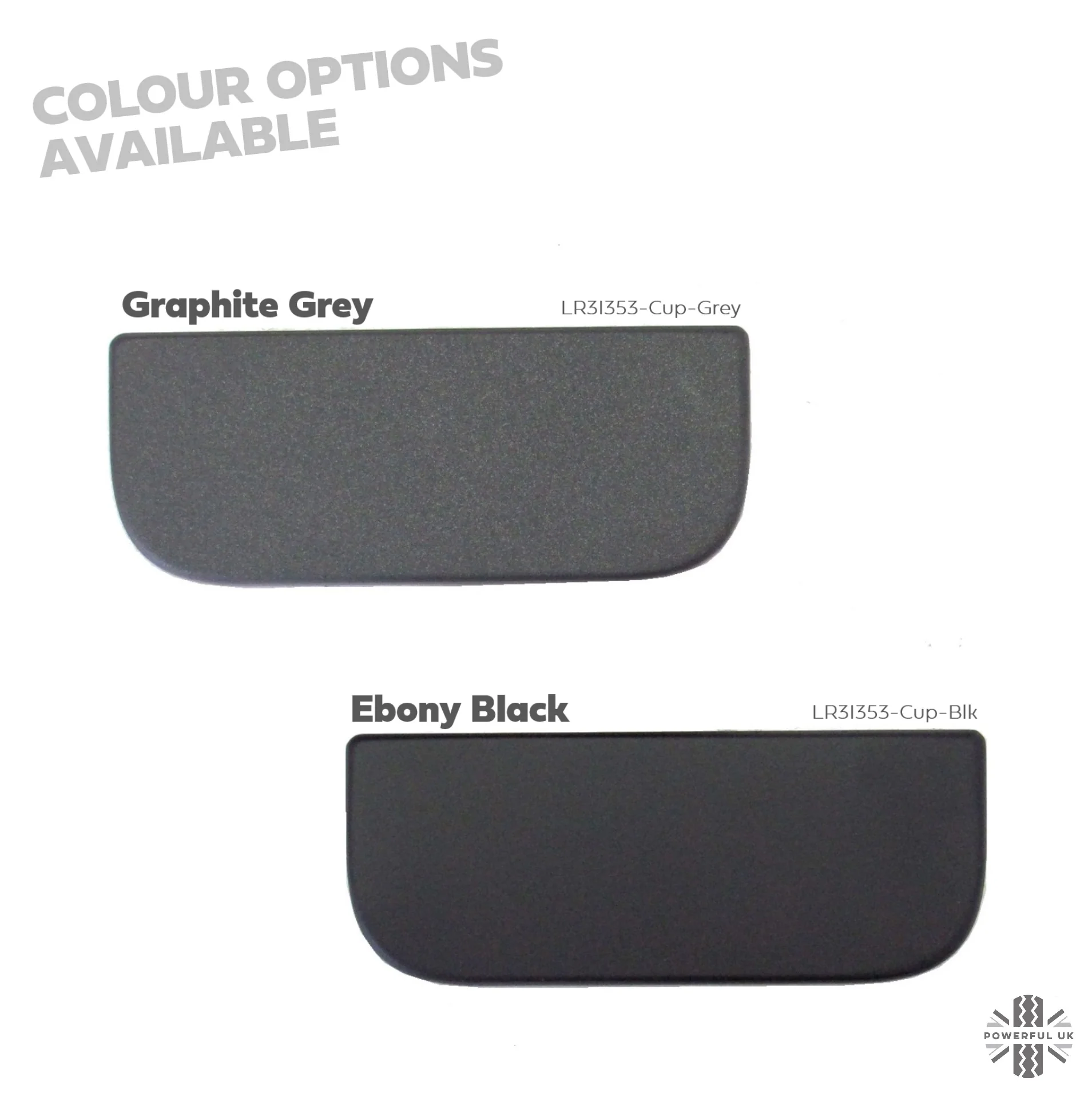 Dashboard End Cup Holder Fascia - Graphite - for Land Rover Discovery 3 - Image 4