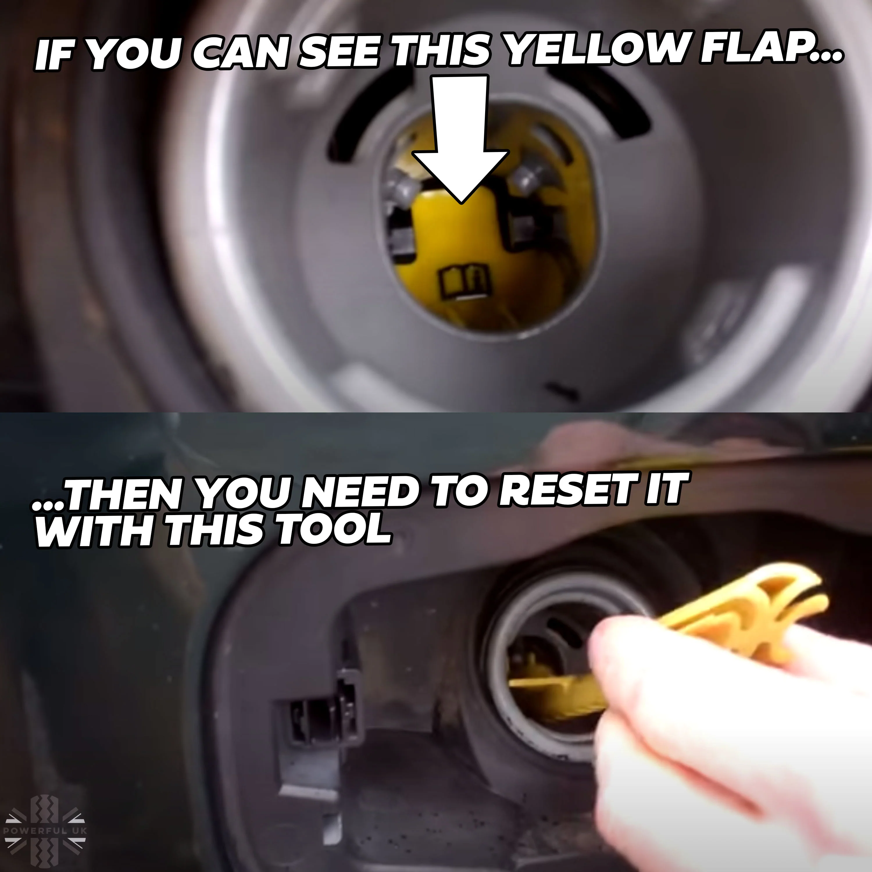Diesel Misfuel Flap Reset Tool (Genuine) for Range Rover Velar - Image 5