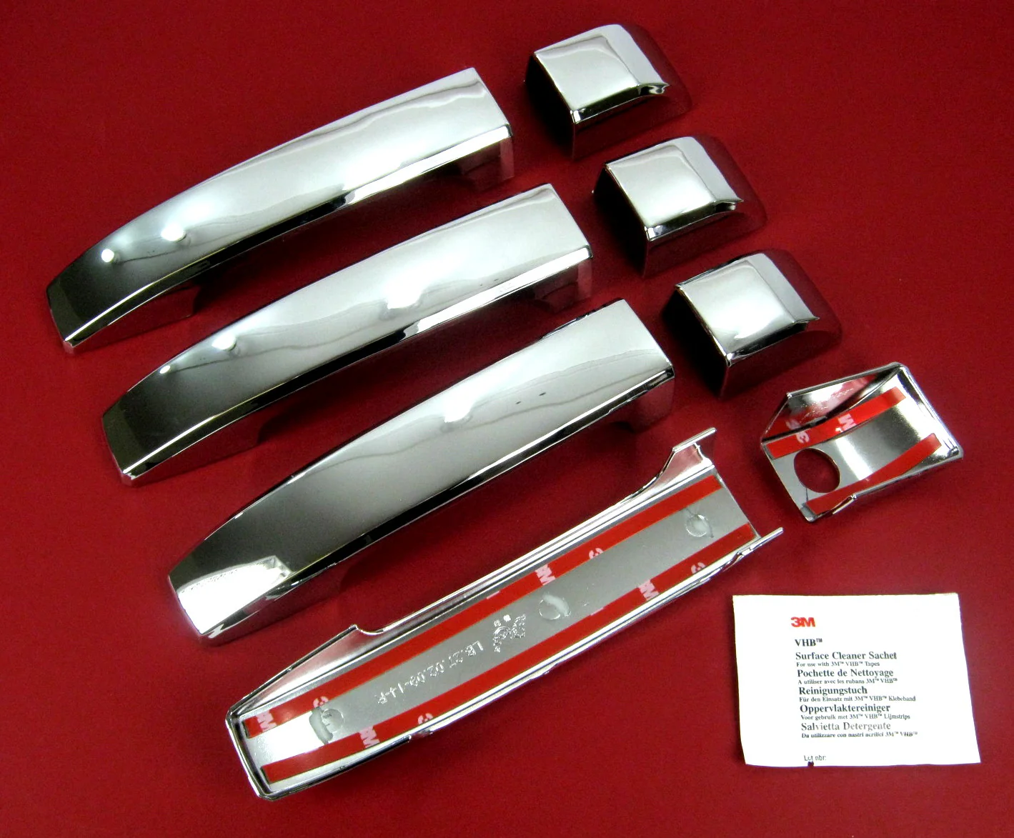 Door Handle Covers (8pc) for Range Rover L322   - Chrome - Image 3