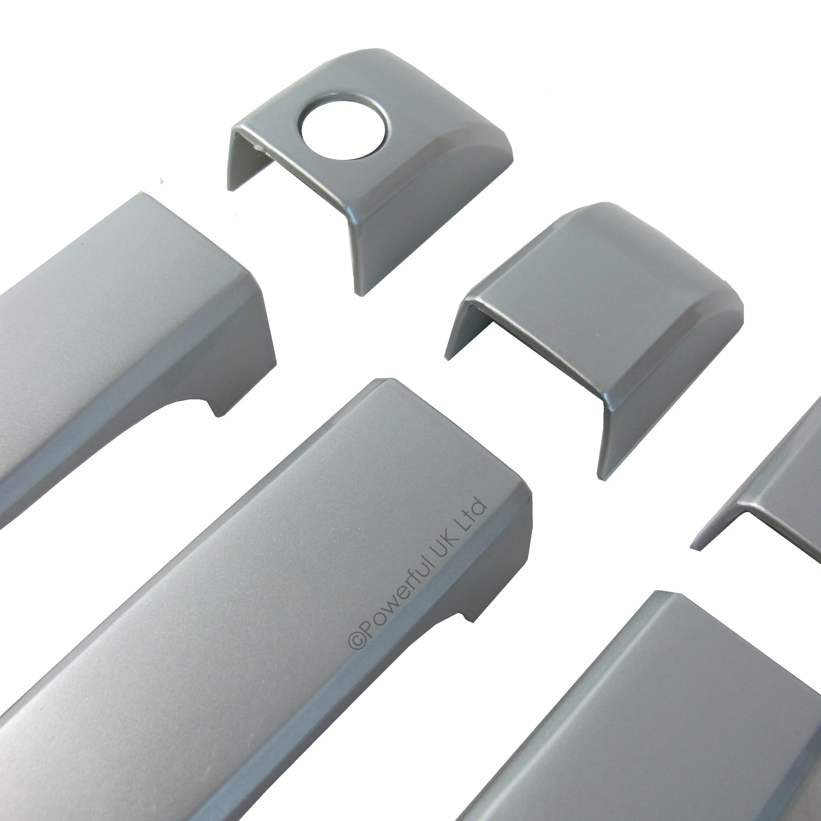 Door Handle Covers (8pc) for Range Rover L322 - Zermatt Silver - Image 3