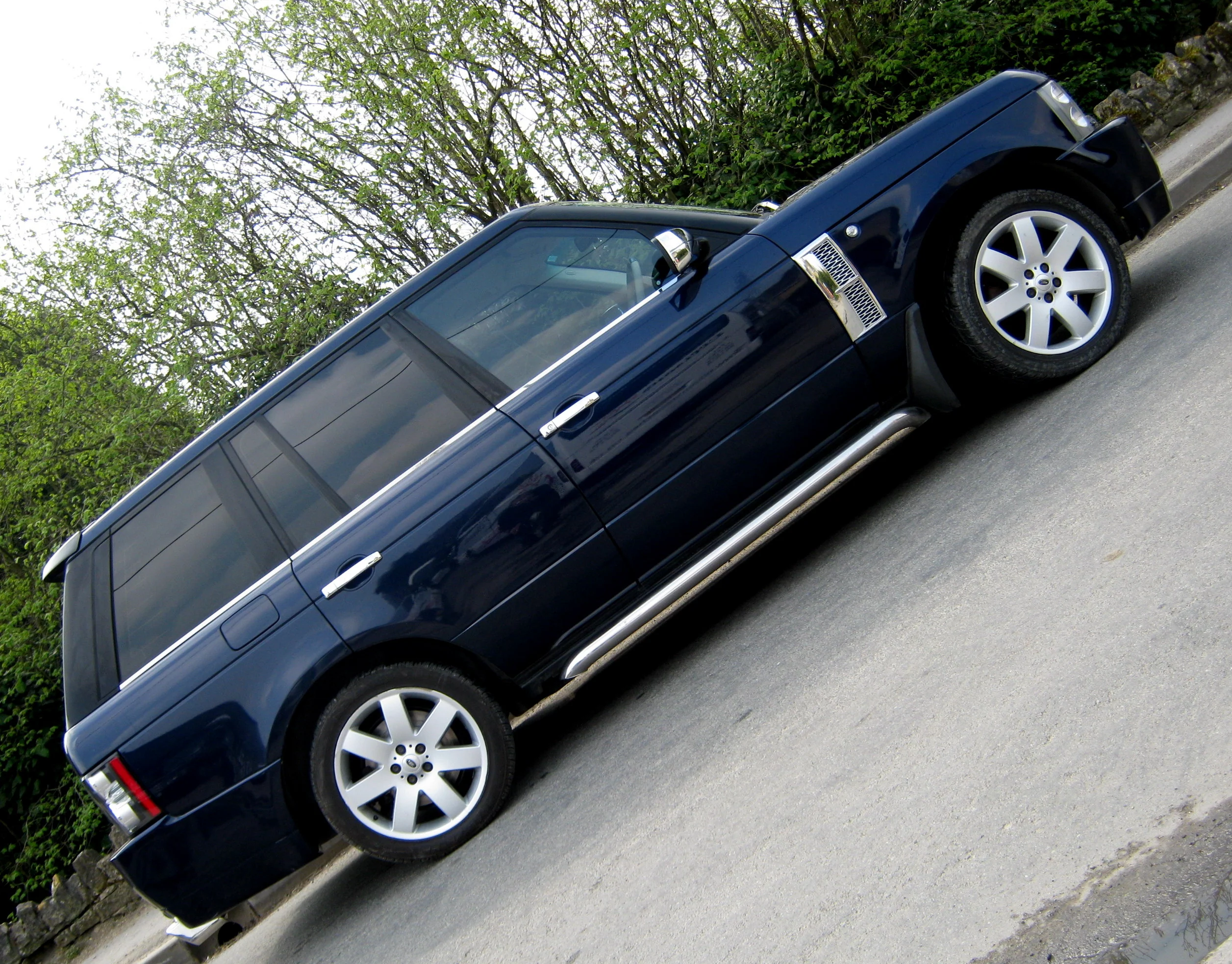 Door Handle Covers (9pc set) for Range Rover L322 -  Chrome - Image 6