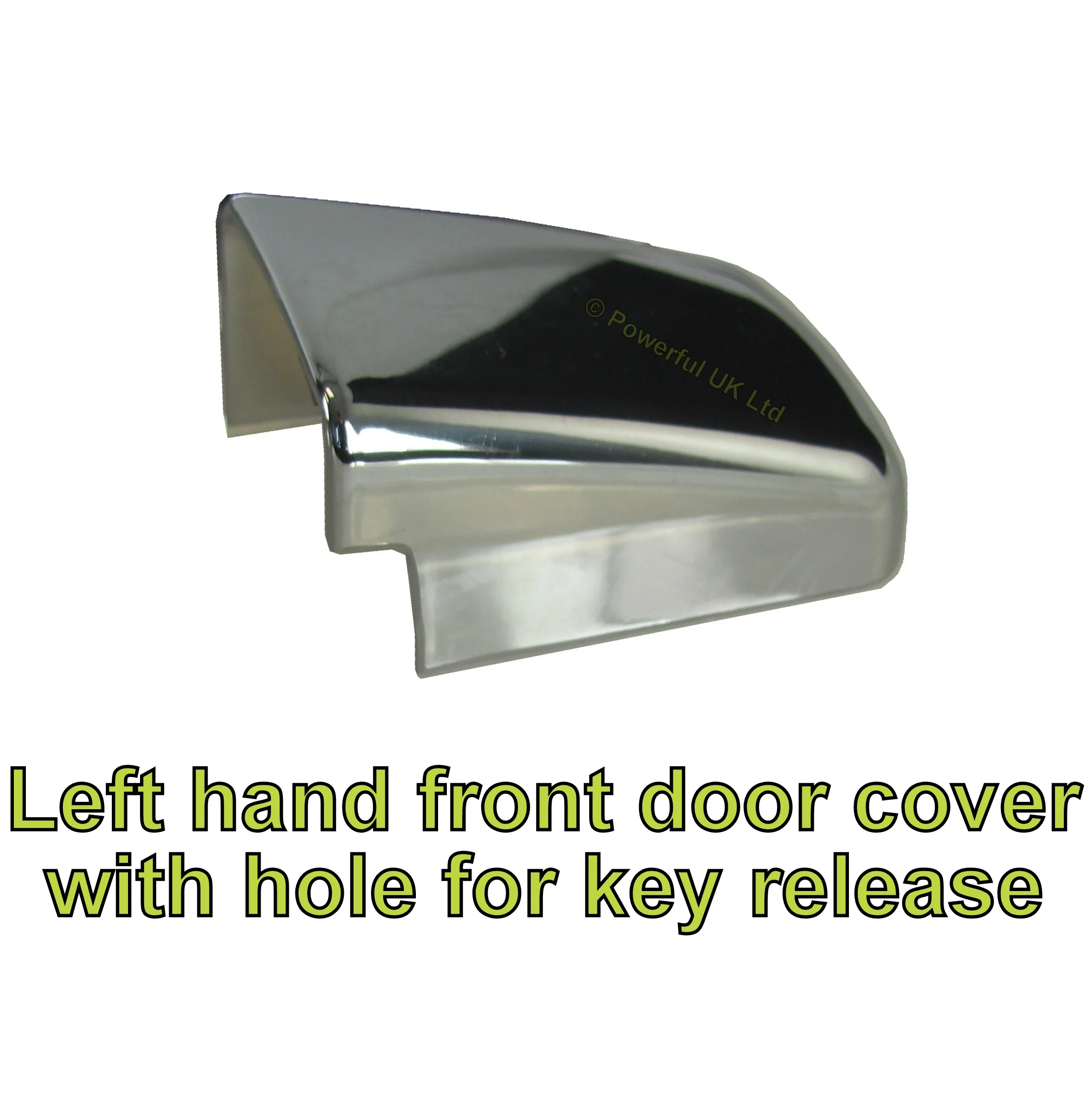 Door Handle Covers for Land Rover Discovery 3 fitted with 1 pc Handles - Chrome - Image 3