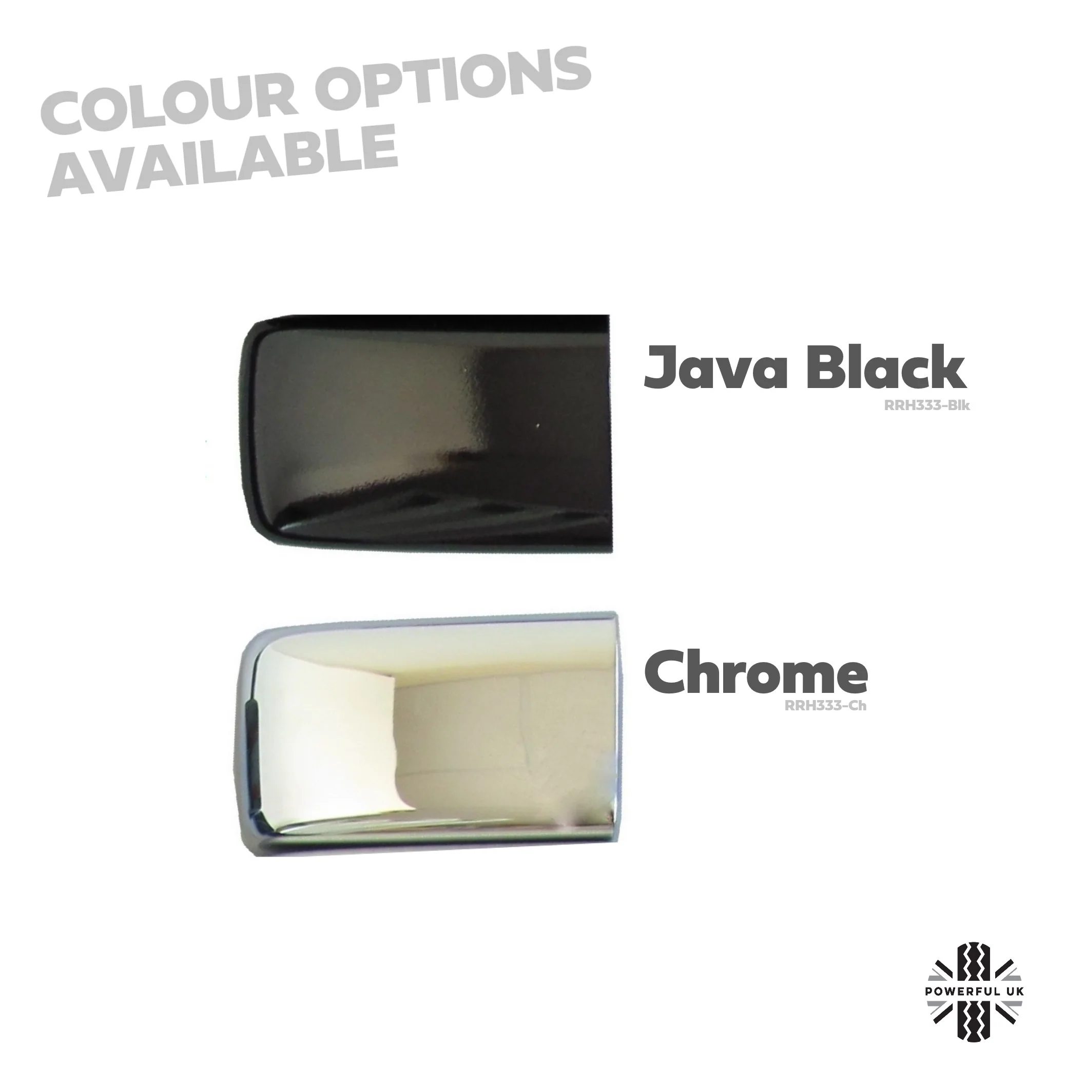 Door Handle Covers for Land Rover Discovery 3 fitted with 2 pc Handles - Java Black - Image 8