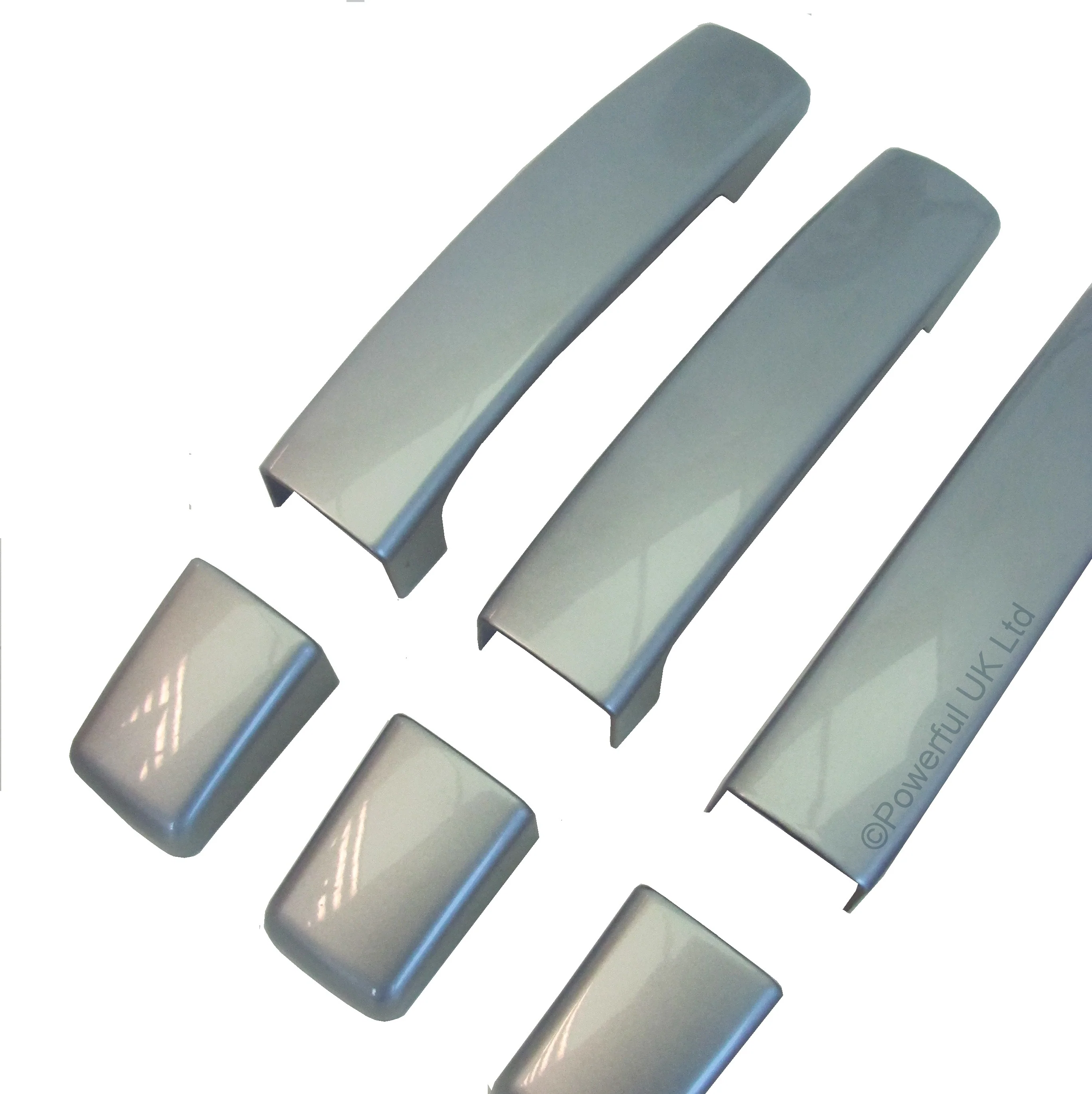 Door Handle Covers for Land Rover Freelander 2 fitted with 1 pc Handles  - Zambezi Silver - Image 3
