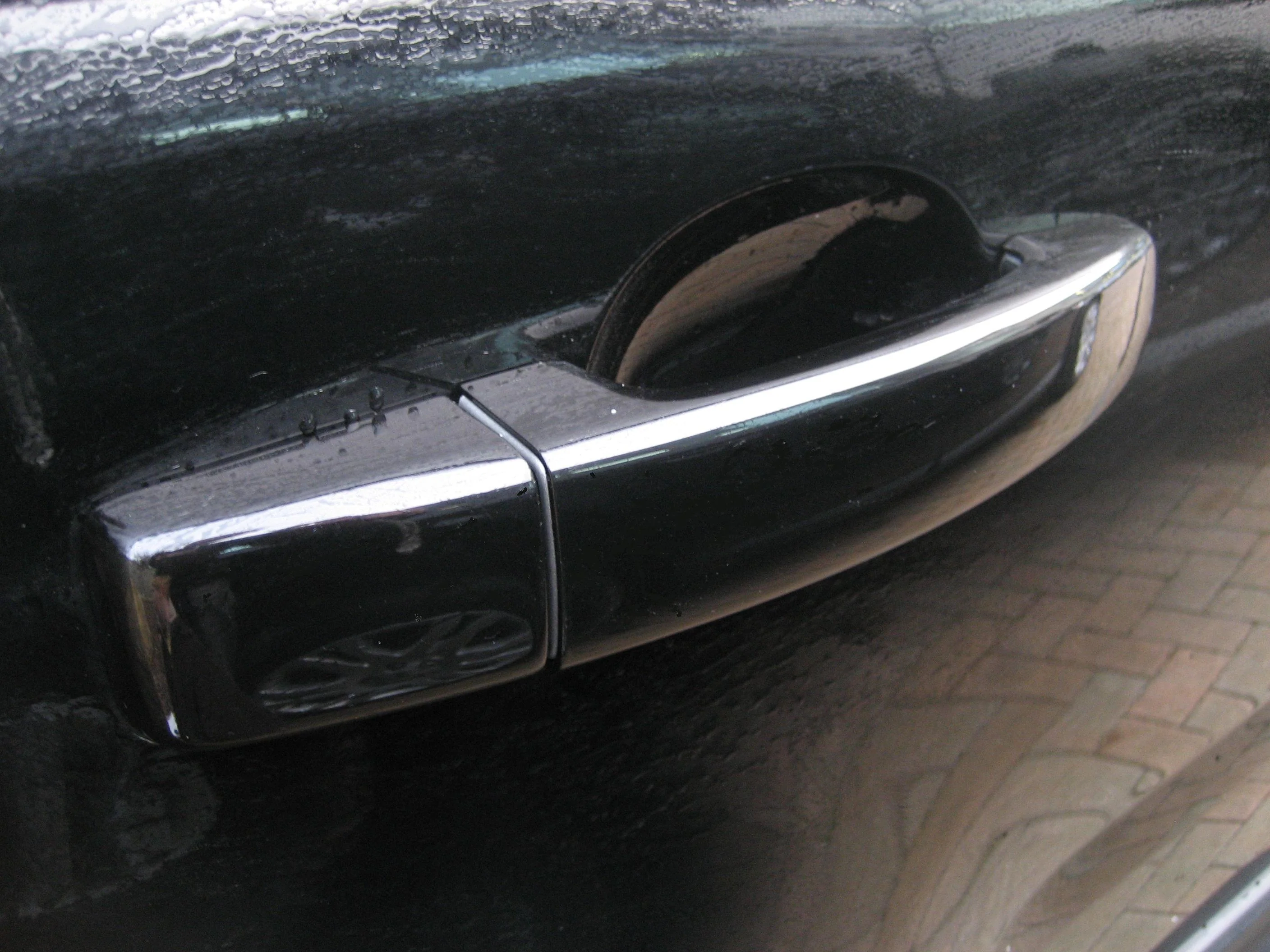 Door Handle Covers for Range Rover Sport L320 fitted with 2 pc Handles  - Java Black - Image 4