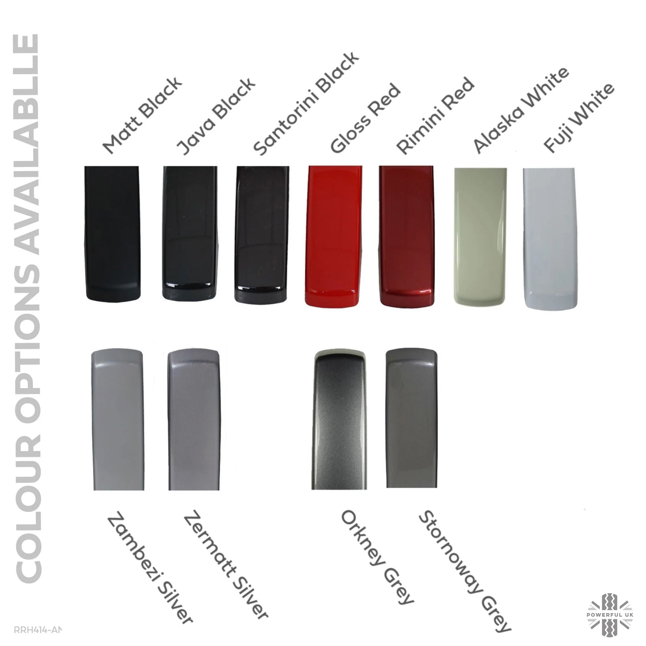 Door Handle "Skins" for Land Rover Freelander 2 fitted with 2 pc Handle - Orkney Grey - Image 8