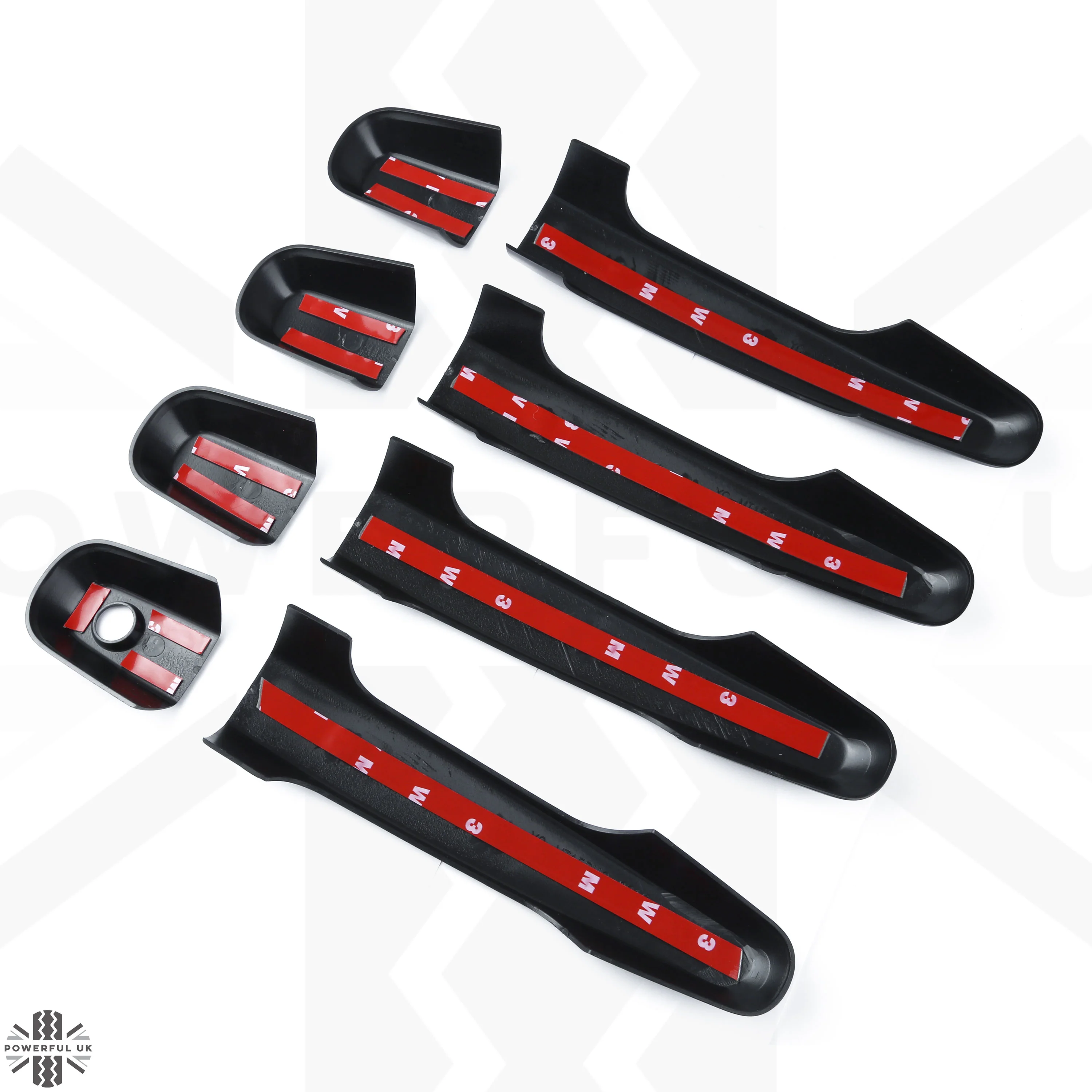 Door Handles - Satin Black (4dr) for Mitsubishi L200 2016-19 - NO Keyless - Image 4