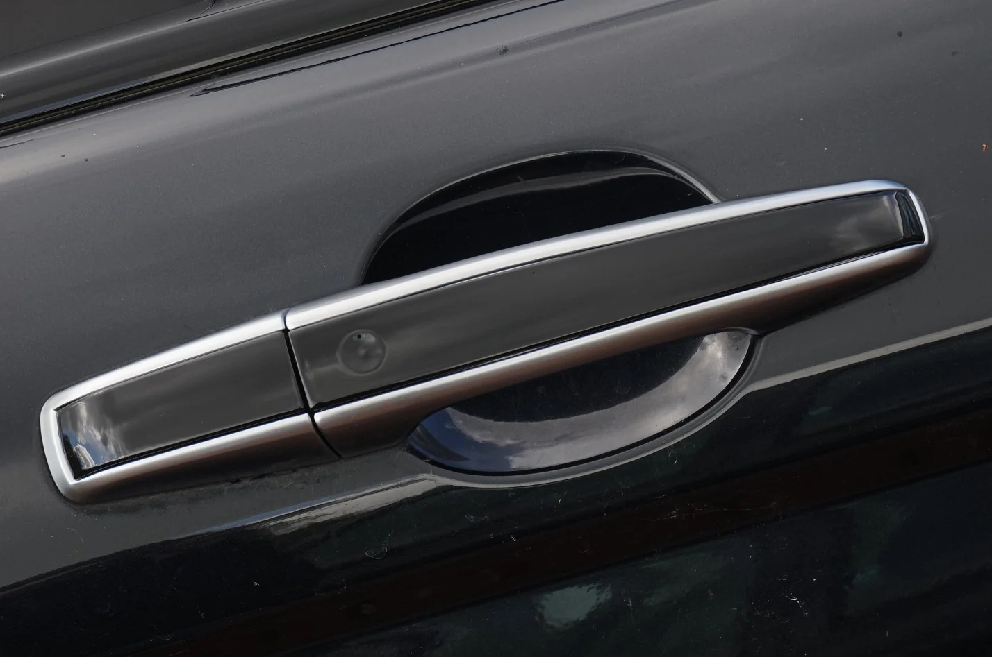 Door Handles Skins in Black+Silver for Range Rover Evoque "Autobiography Style" - Image 2