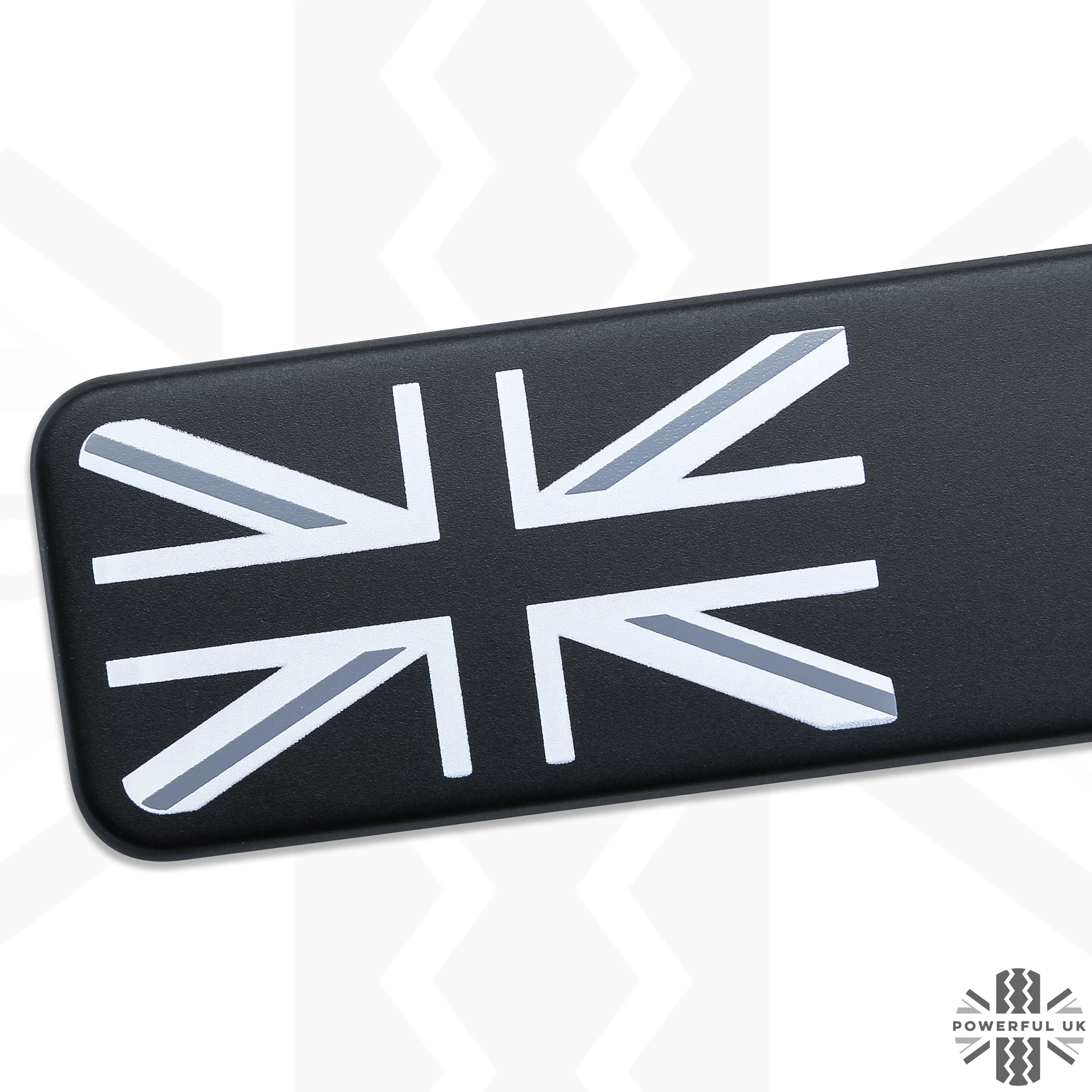 Door Scuff Plate Insert Set - Black + Union Jack for Range Rover Evoque - Image 5